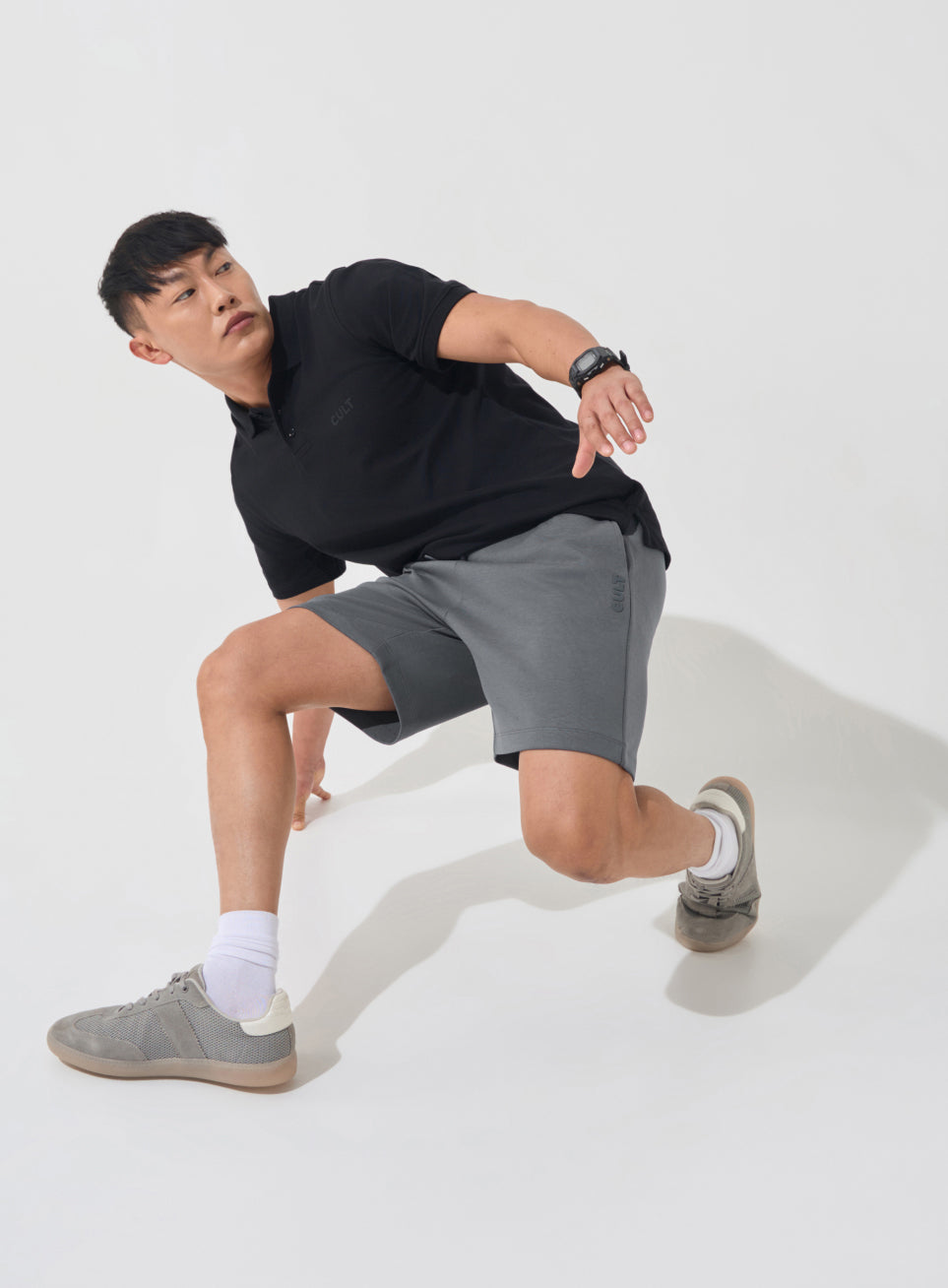 Men's Dark Grey Ultra Luxe Classic Shorts