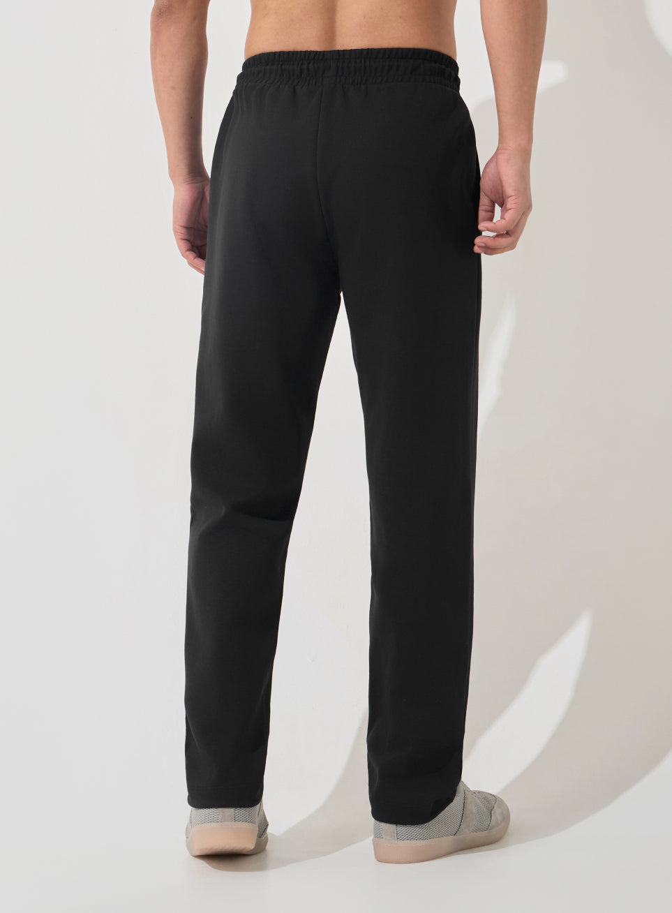Men's Black Ultra Luxe Tailored Trackpants