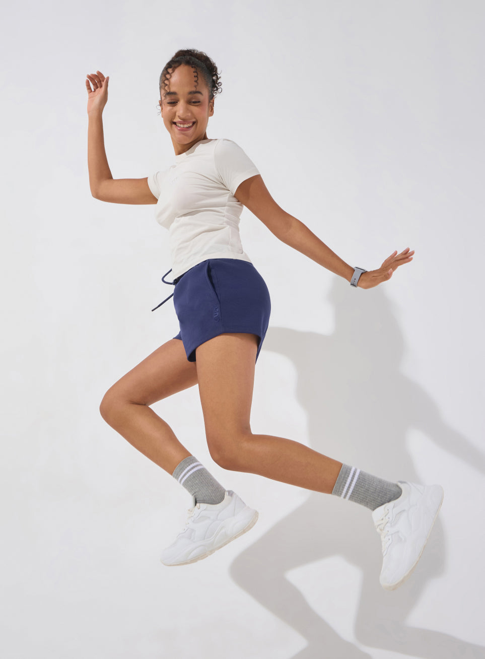 Women's Navy Ultra Luxe Classic Shorts