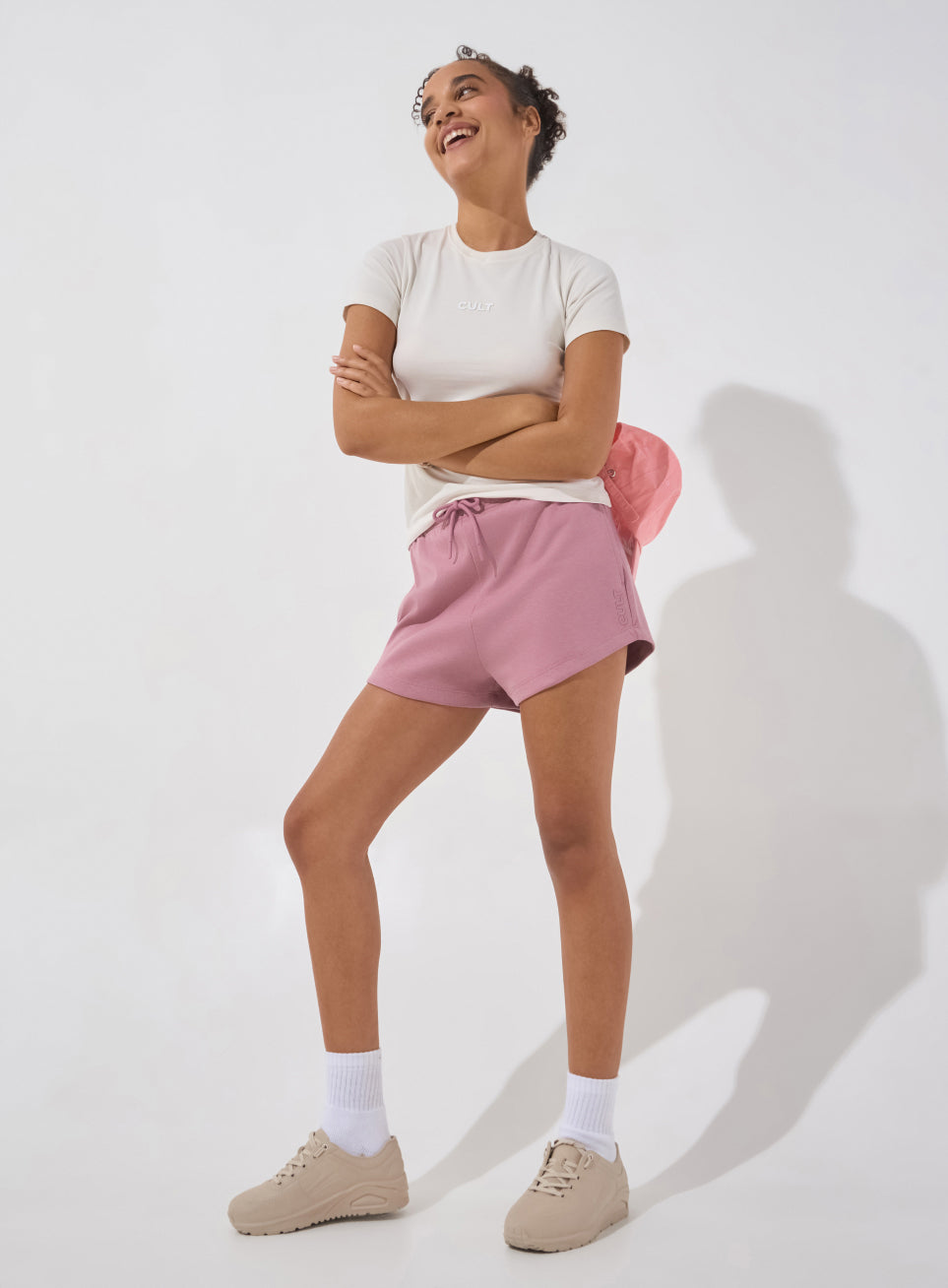 Women's Pink Ultra Luxe Classic Shorts