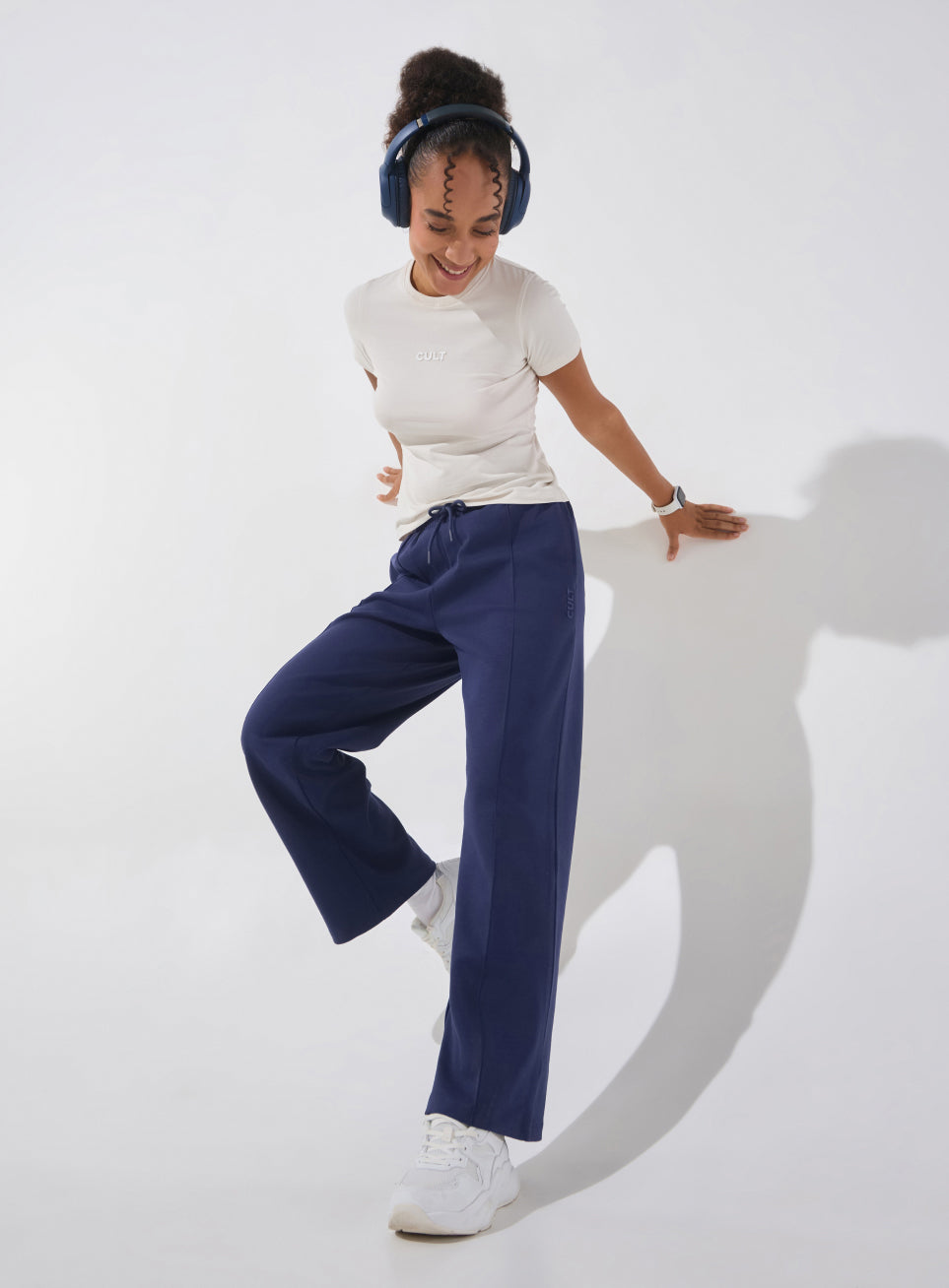 Women's Navy Ultra Luxe Tailored Trackpants