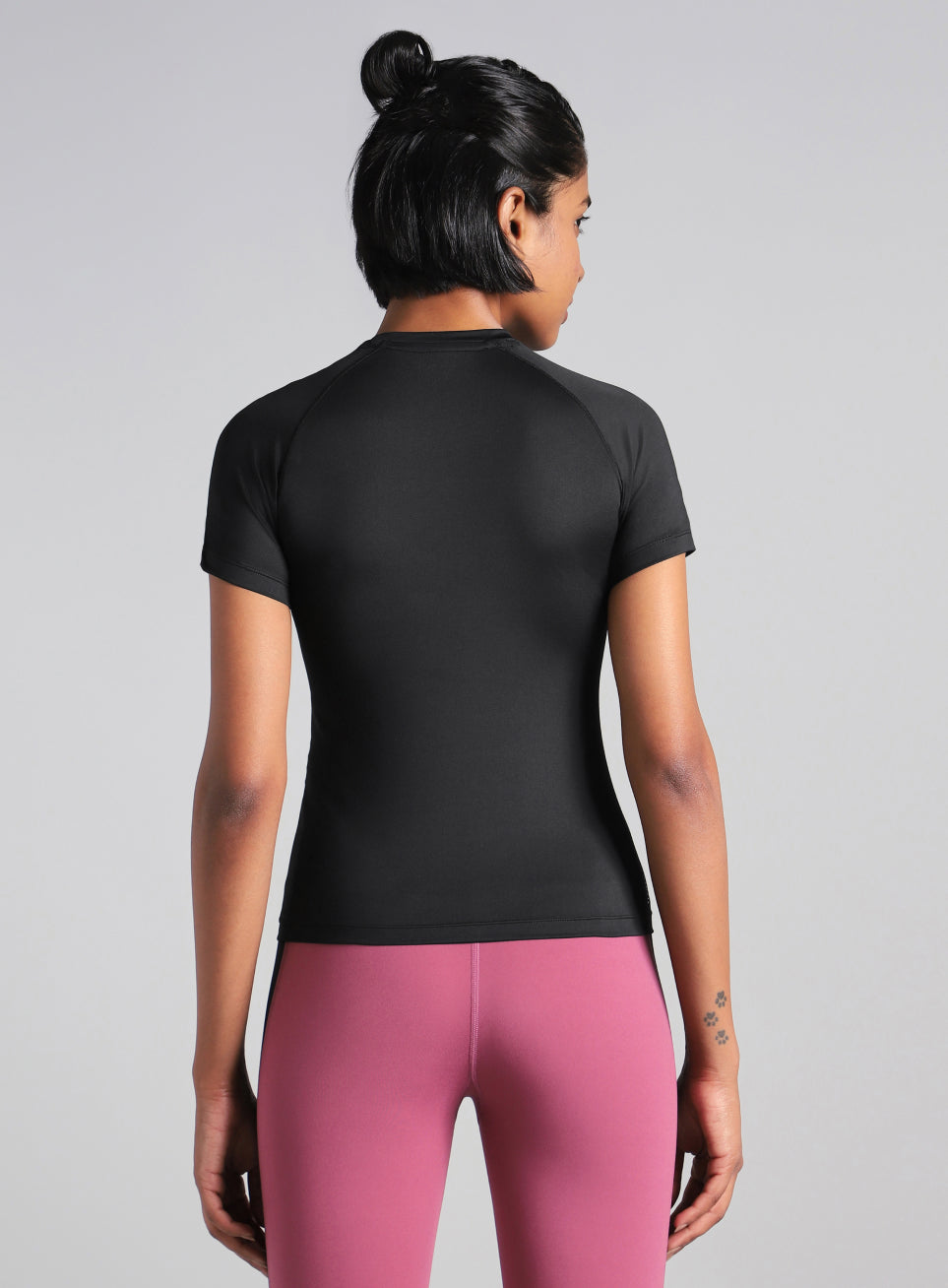 Women's Black Power Compression T-shirt