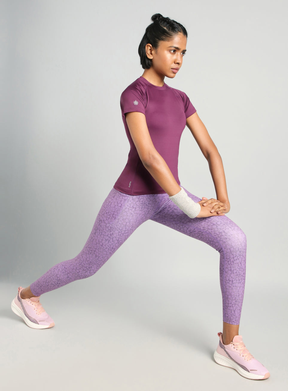 Women's Purple Power Compression T-shirt