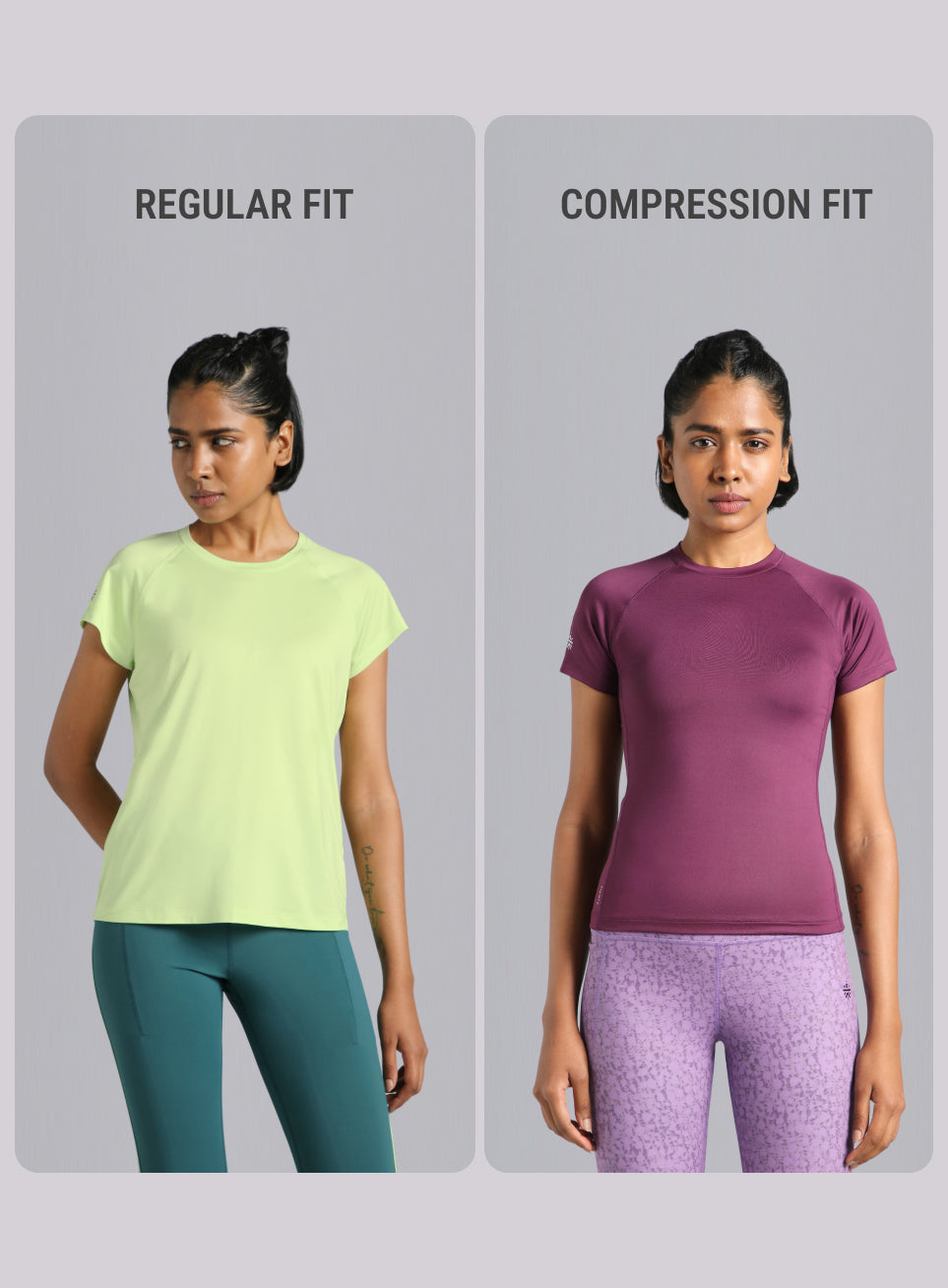 Women's Purple Power Compression T-shirt