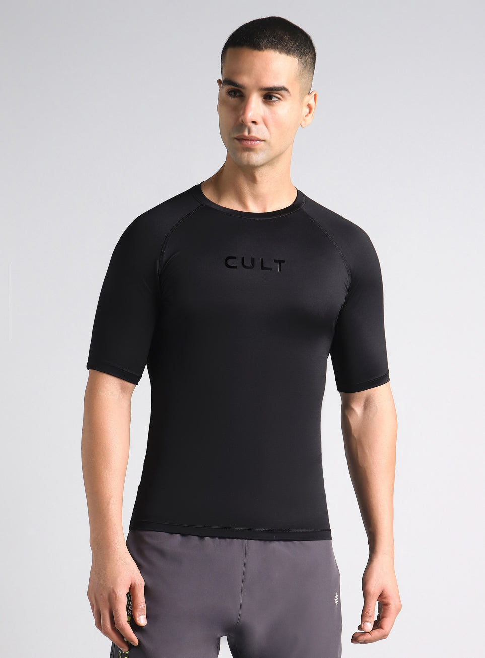 Men's Black Power Compression T-shirt