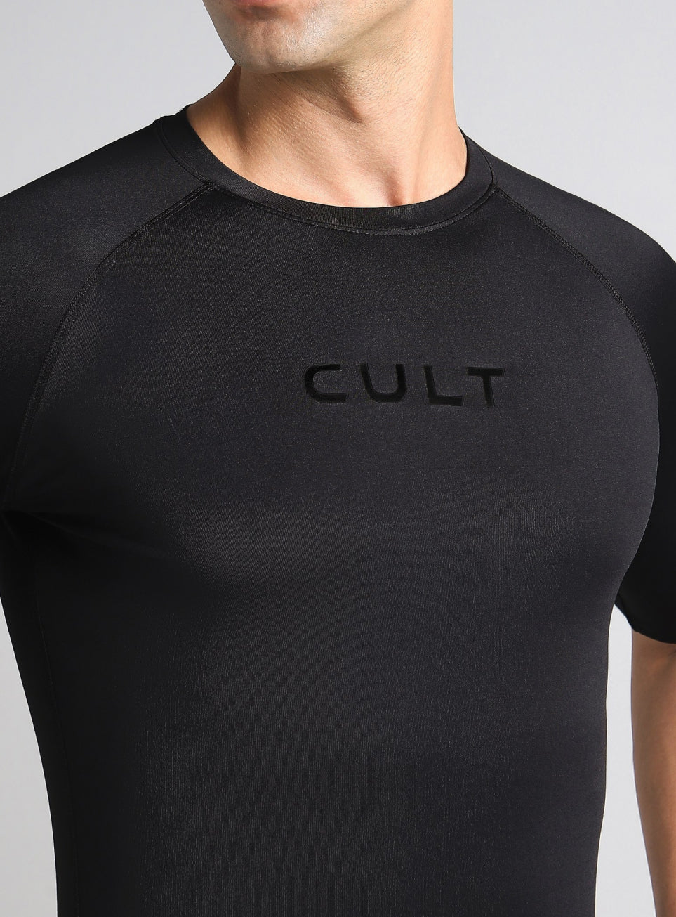 Men's Black Power Compression T-shirt
