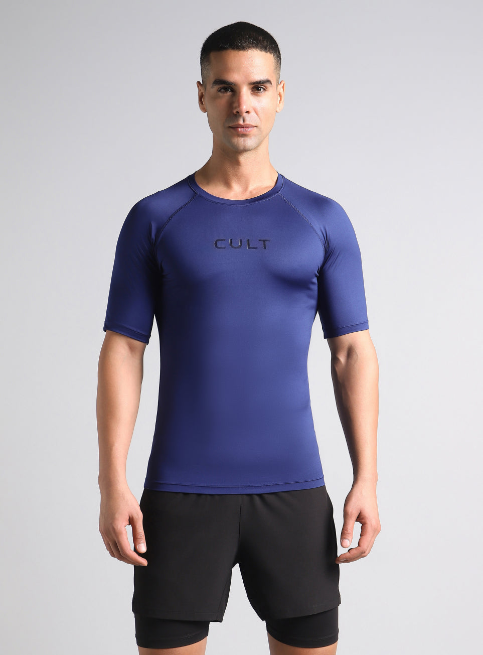Men's Navy Power Compression T-shirt