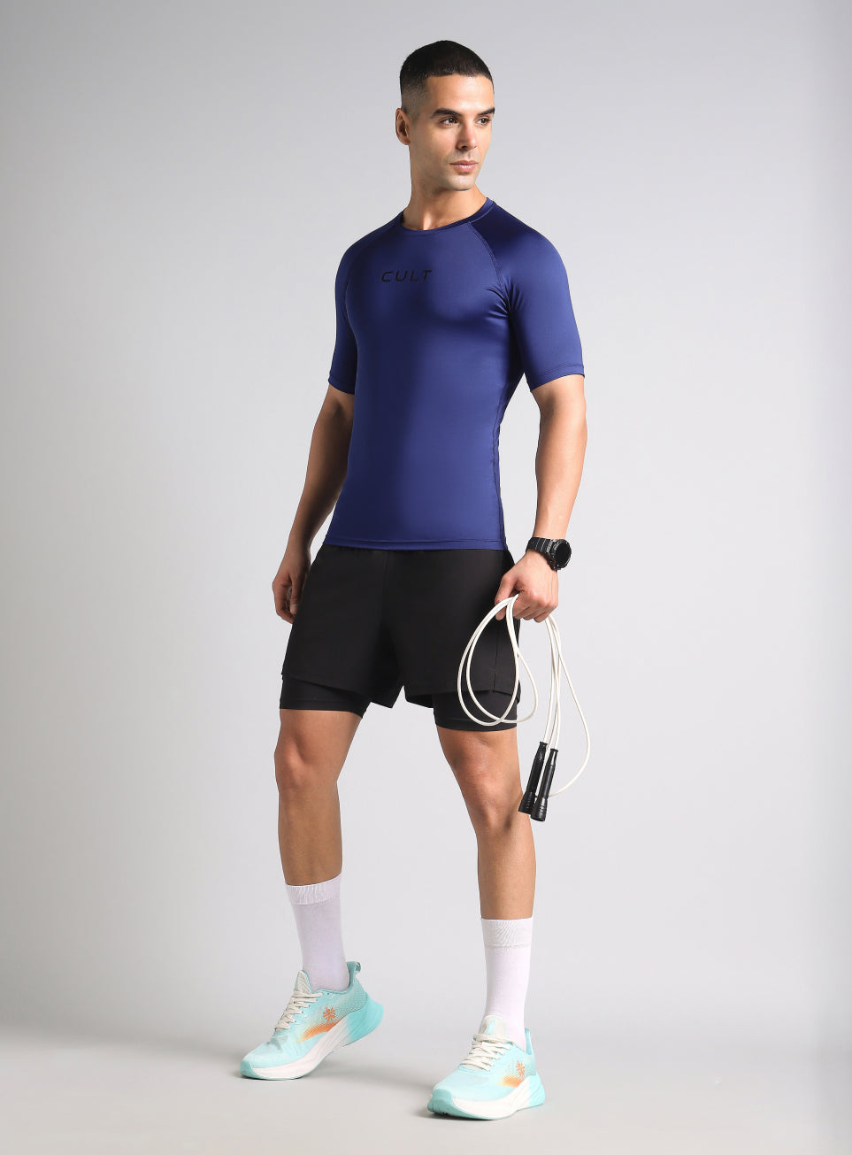 Men's Navy Power Compression T-shirt
