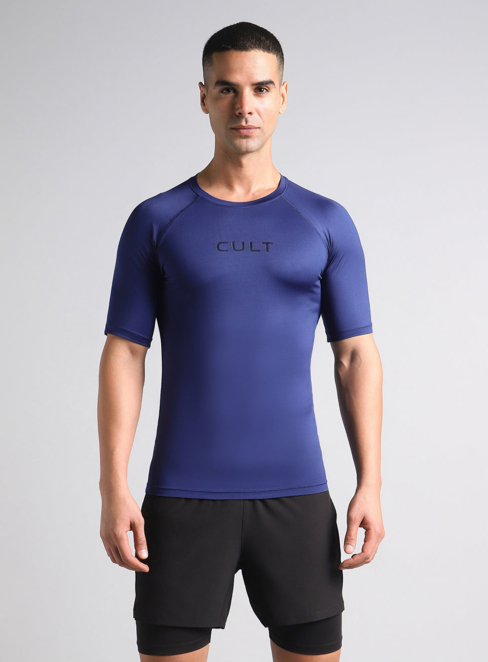 Men's Navy Power Compression T-shirt