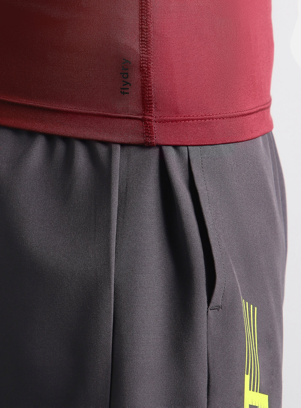 Men's Maroon Power Compression T-shirt