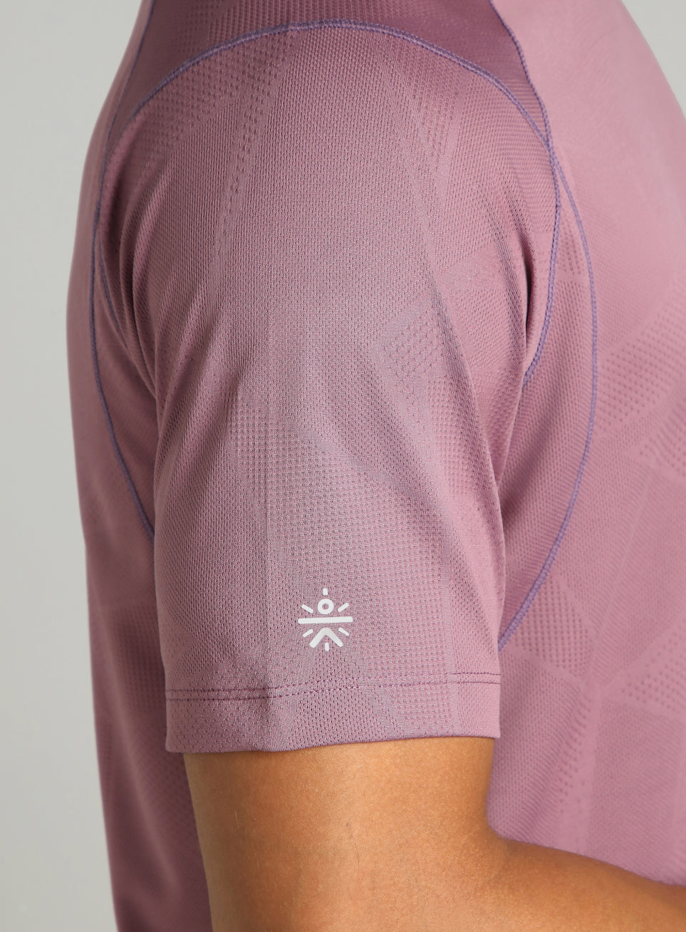 Men's Purple Power Training Sculpted T-shirt