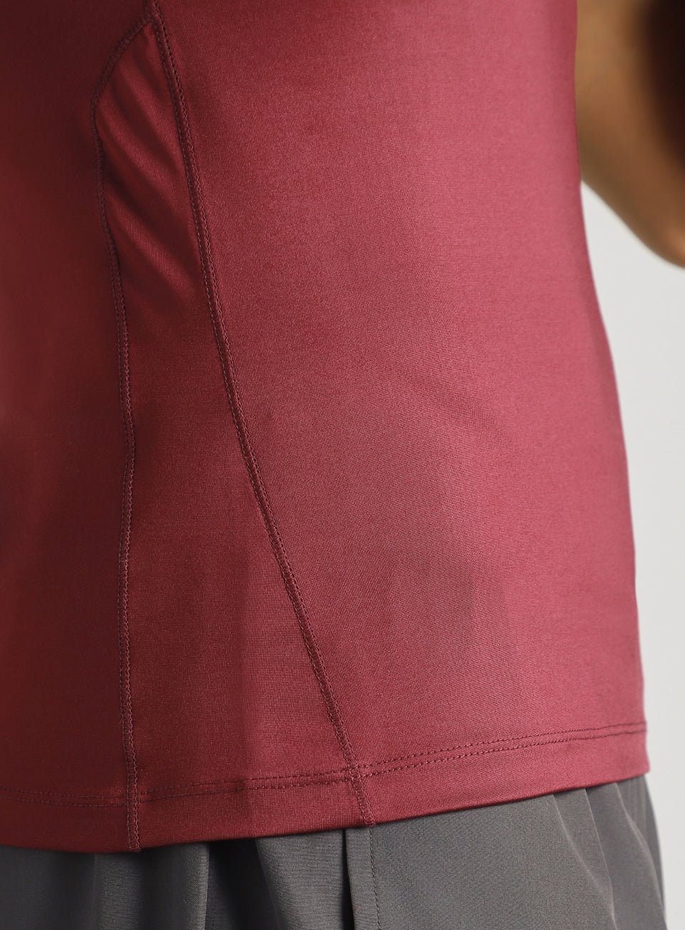 Men's Maroon Power Lifter Compression Tank