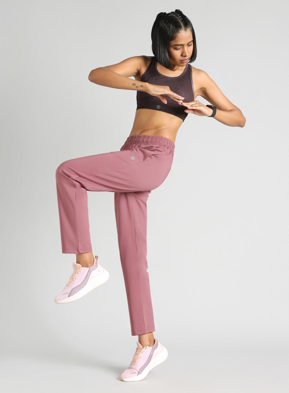 Women's Brown Cult Essential Running Joggers