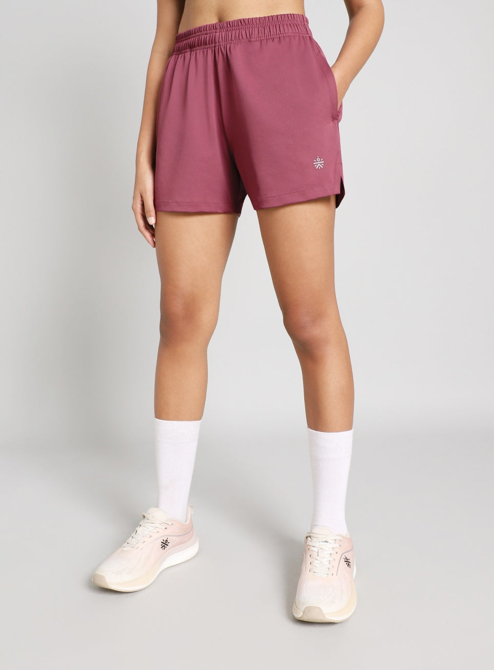 Women's Mauve Stay in Motion Running Shorts