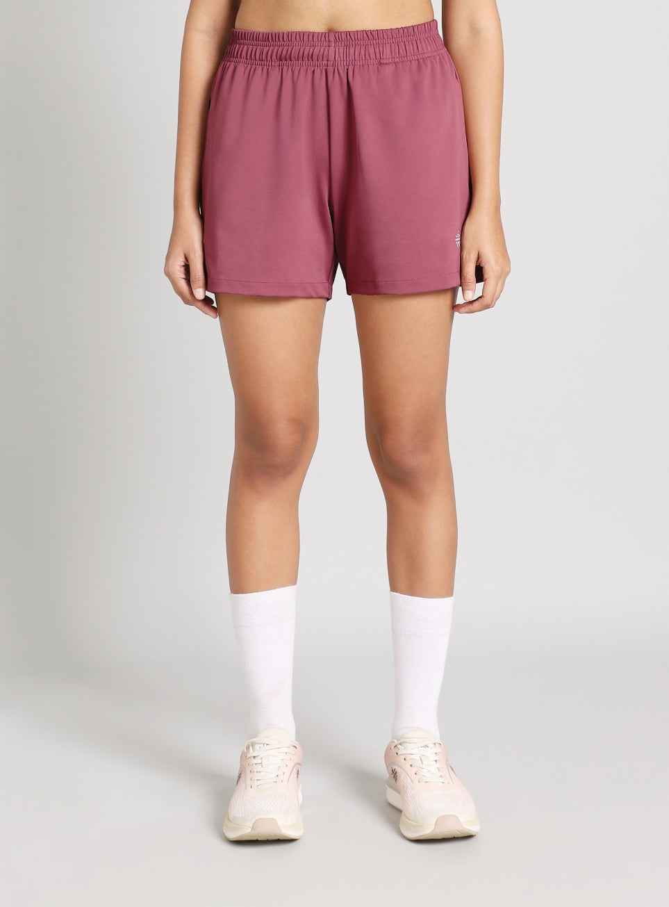 Women's Mauve Stay in Motion Running Shorts