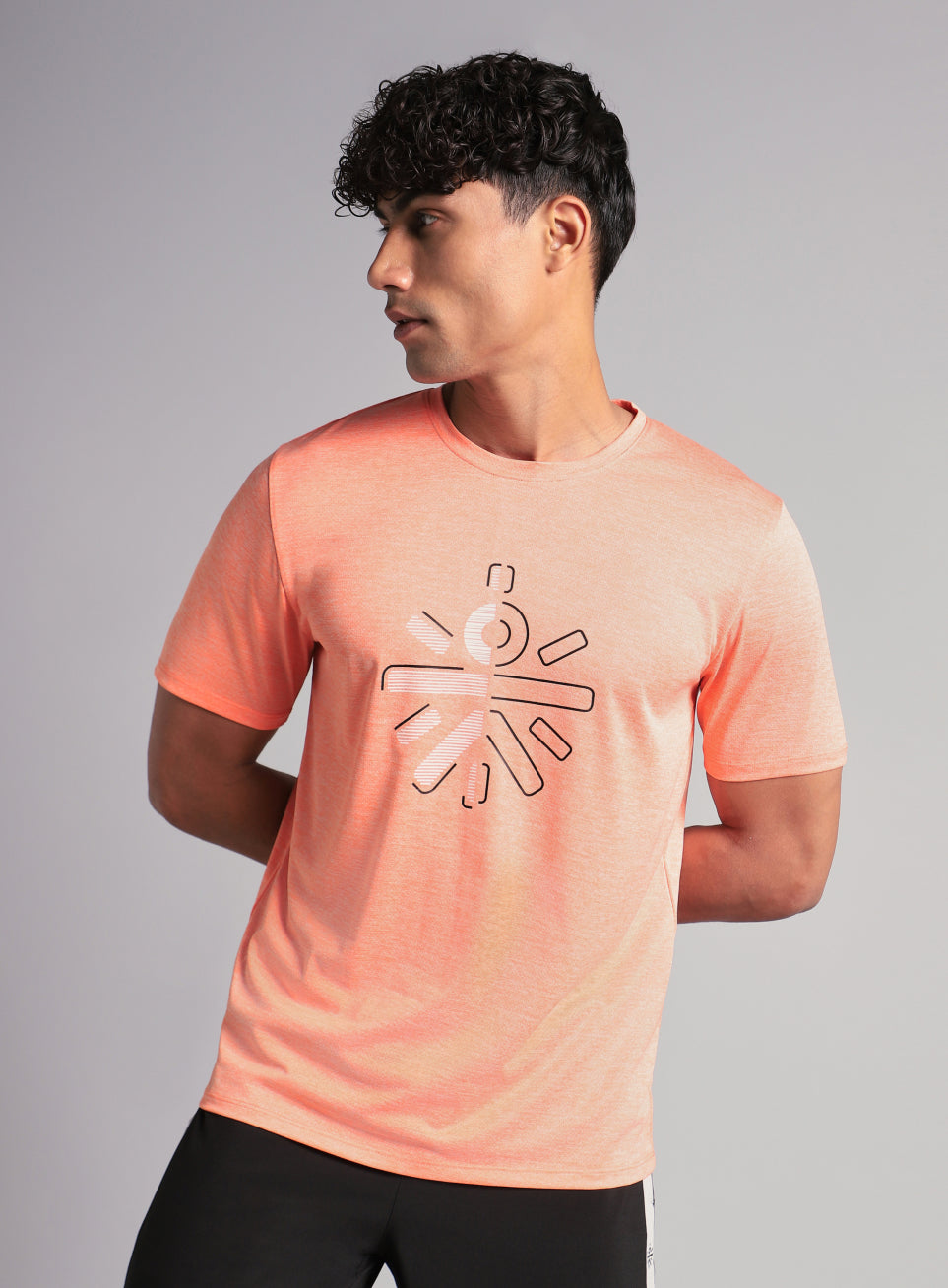 Men's Peach Training Essential T shirt
