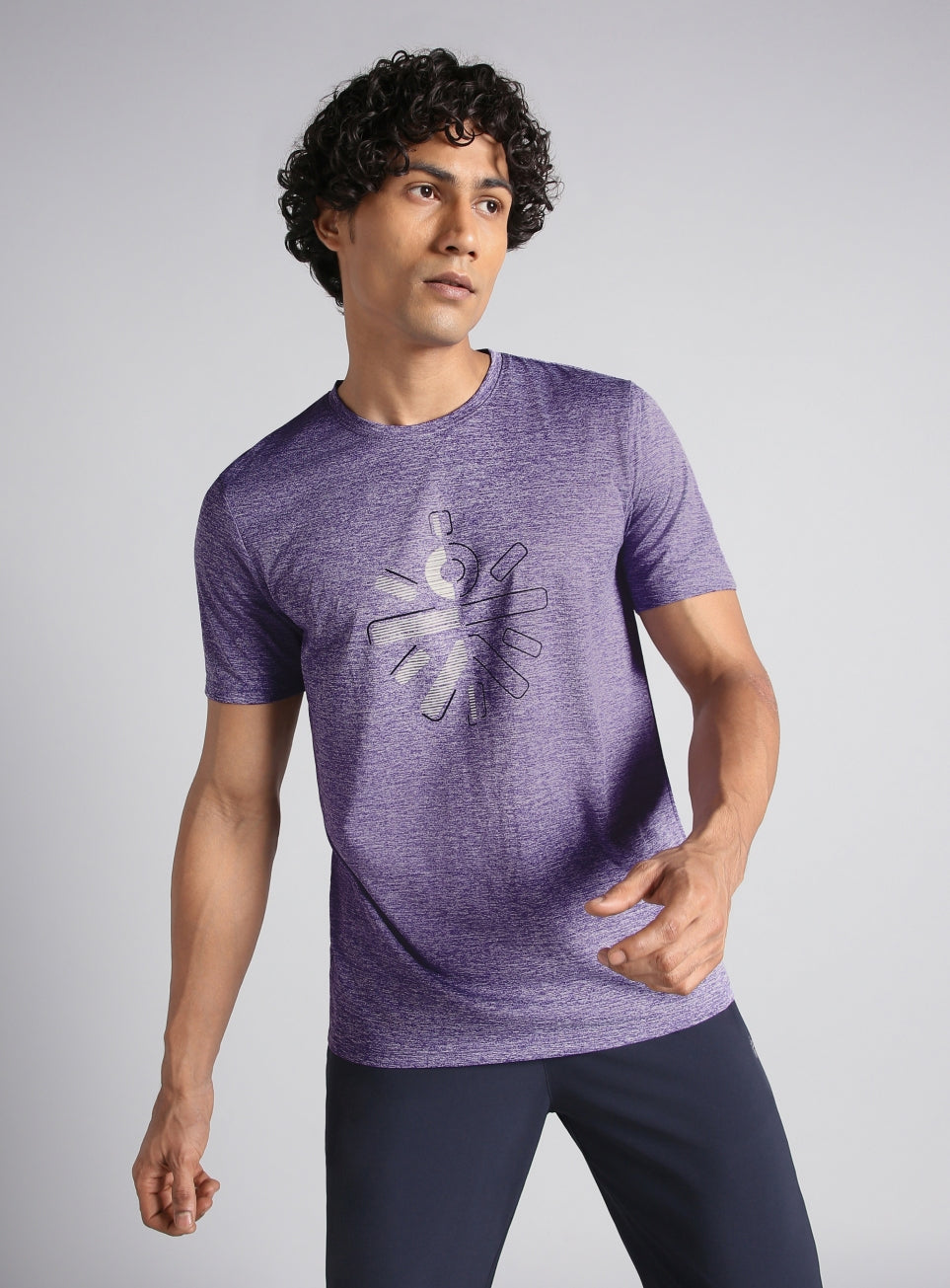 Men's Purple Training Essential T-shirt