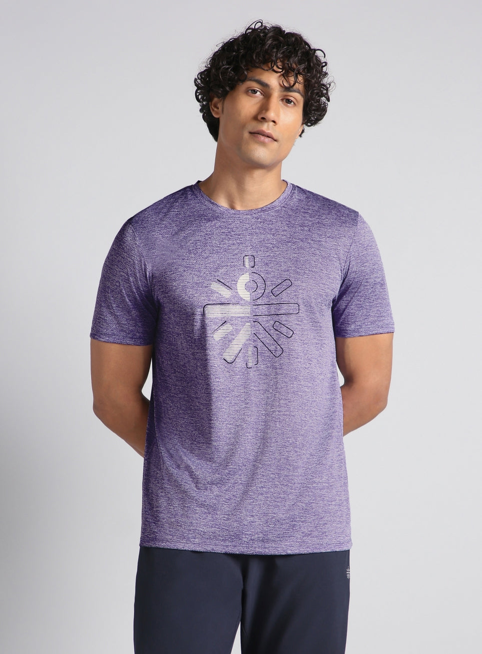 Men's Purple Training Essential T-shirt