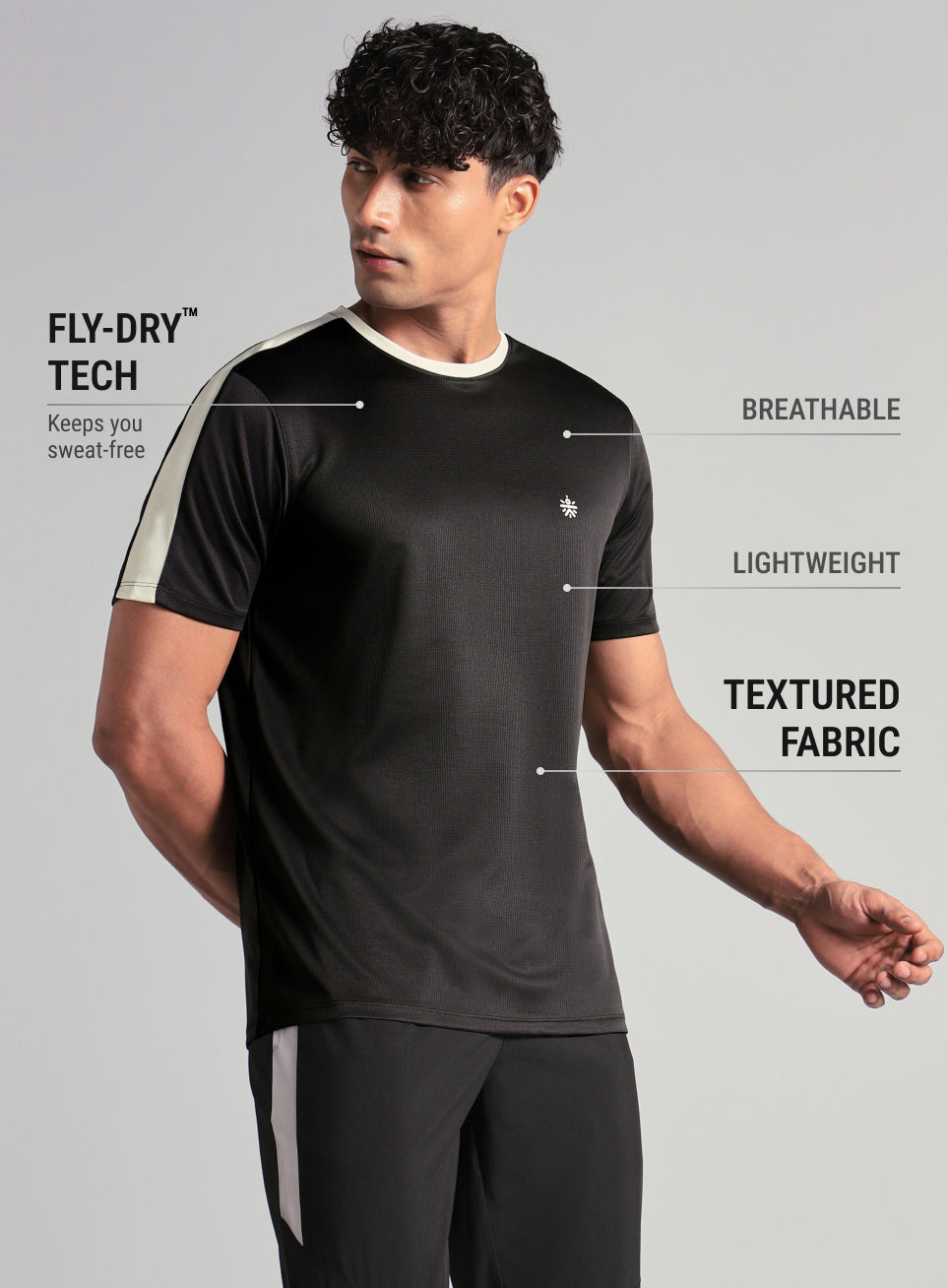 Men's Black Hyper Training T-shirt
