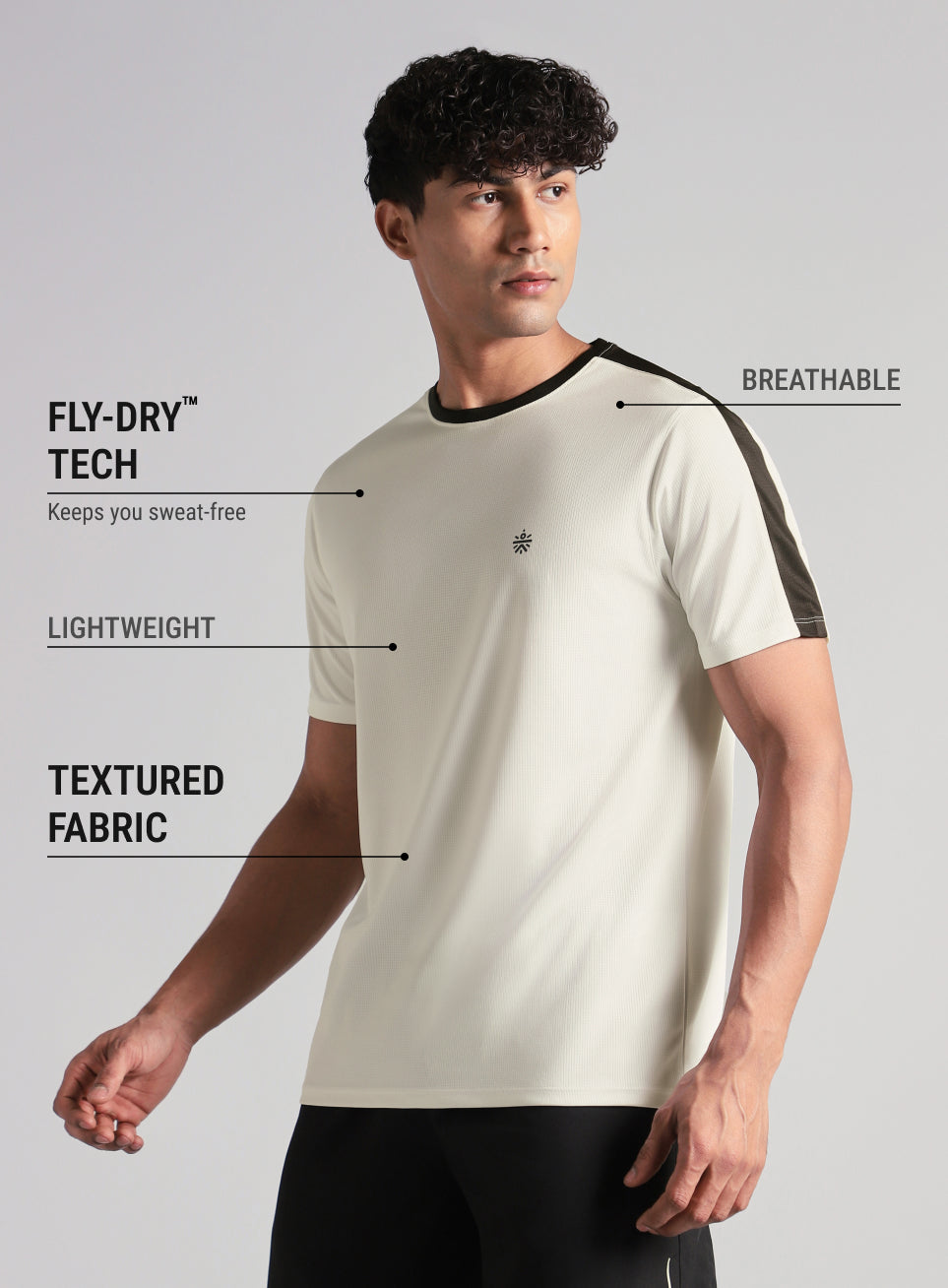 Men's White Hyper Training T-shirt