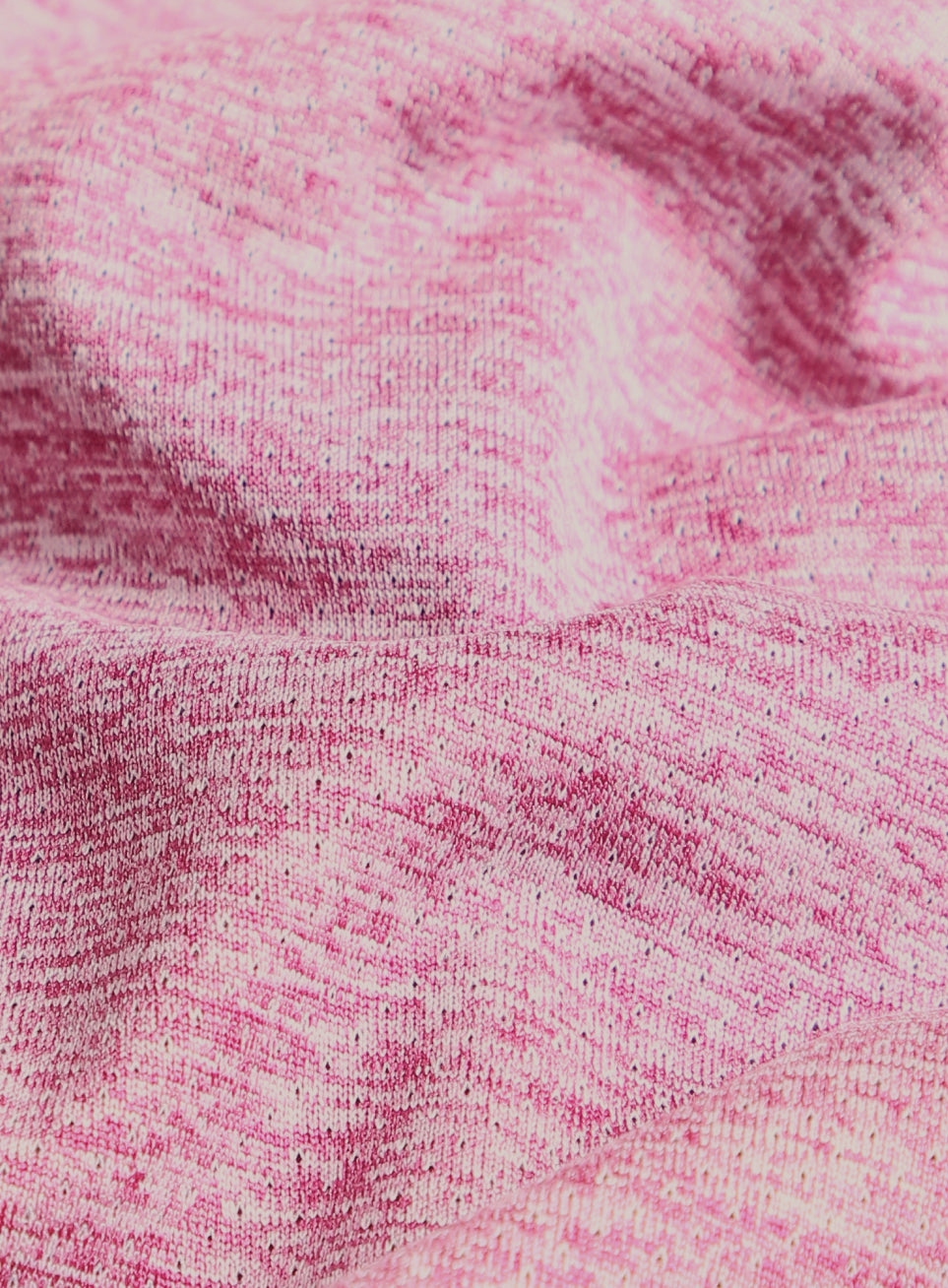 Women's Pink Training Textured T-shirt