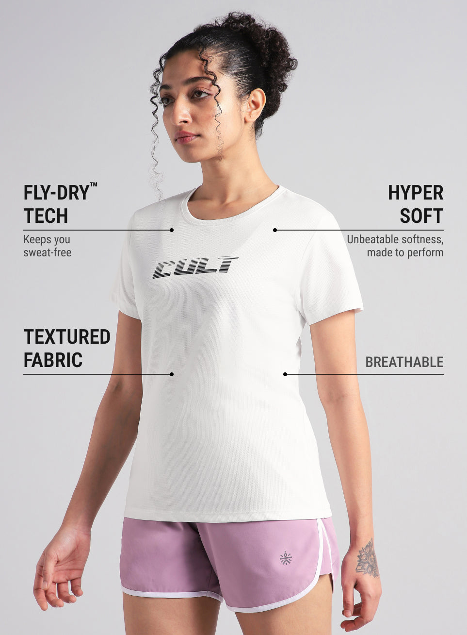Women's White Ultimate Training T-shirt