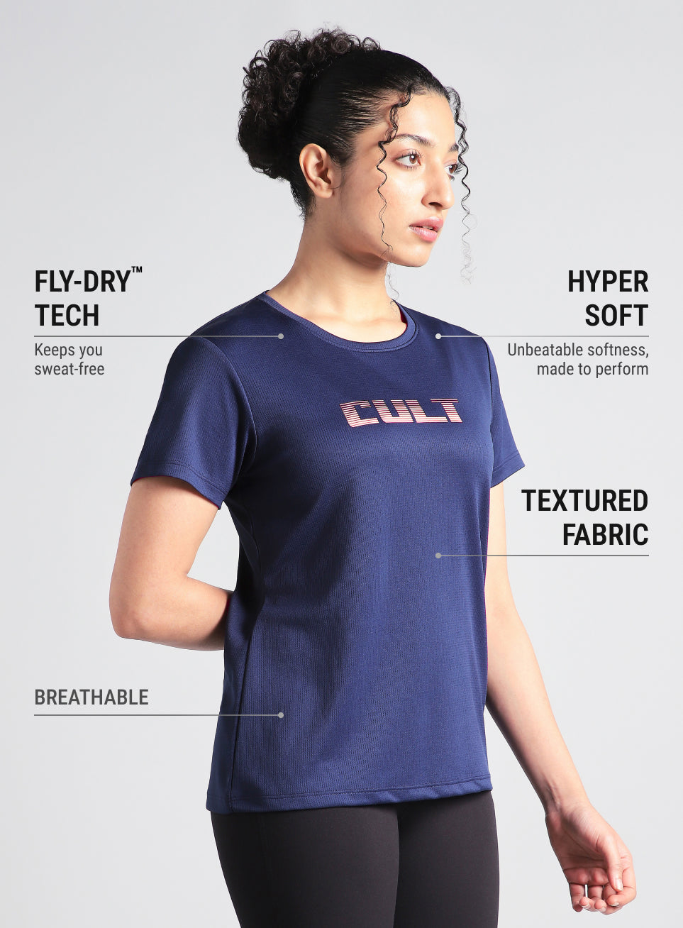 Women's Blue Ultimate Training T-shirt