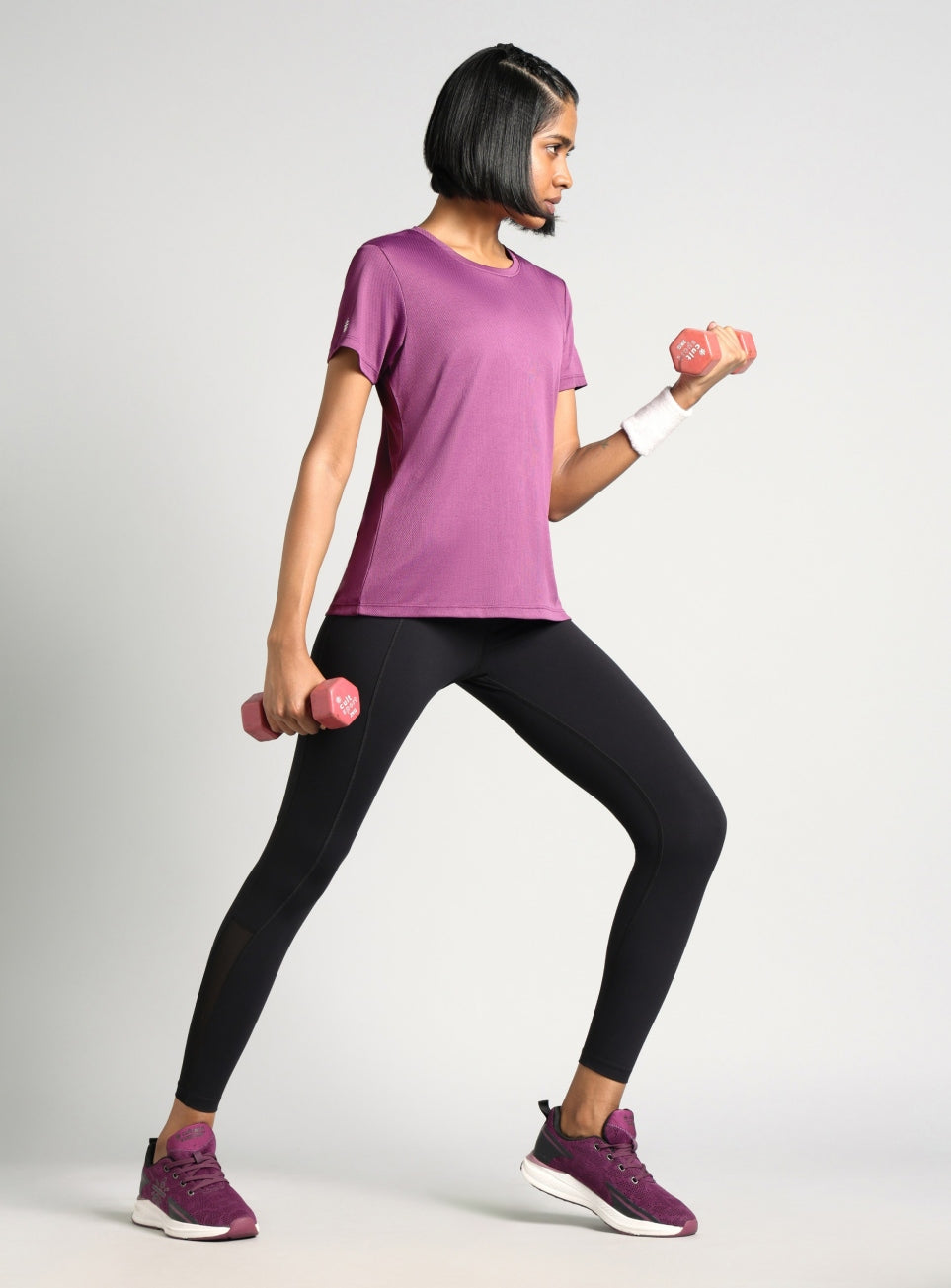 Women's Purple Performance T-shirt