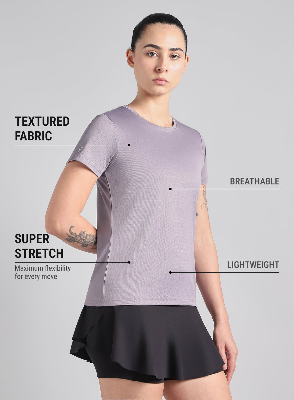 Women's Purple Everyday Performance T-Shirt