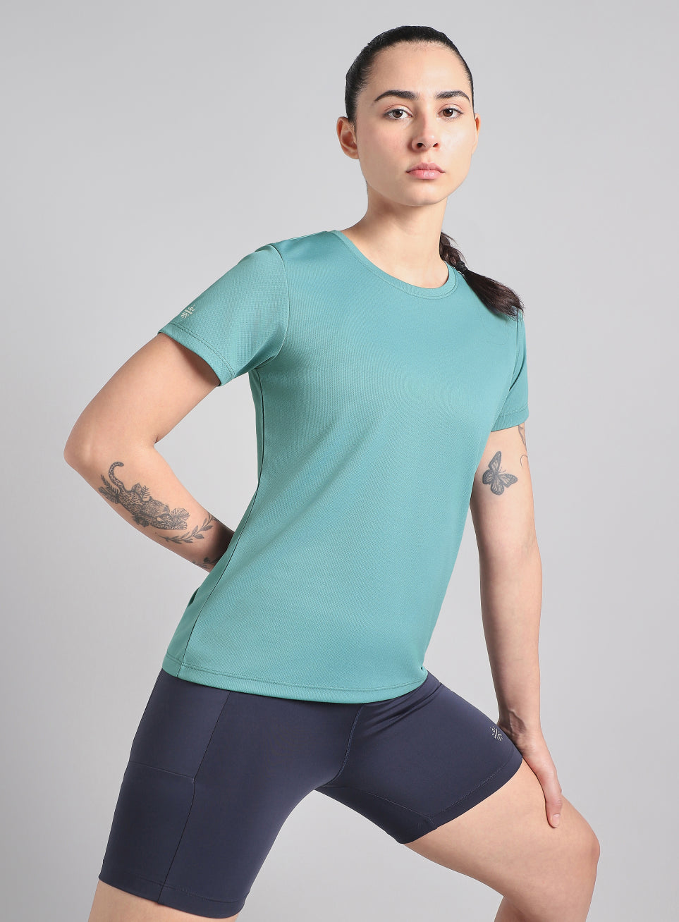Women's Blue Everyday  Performance T-Shirt
