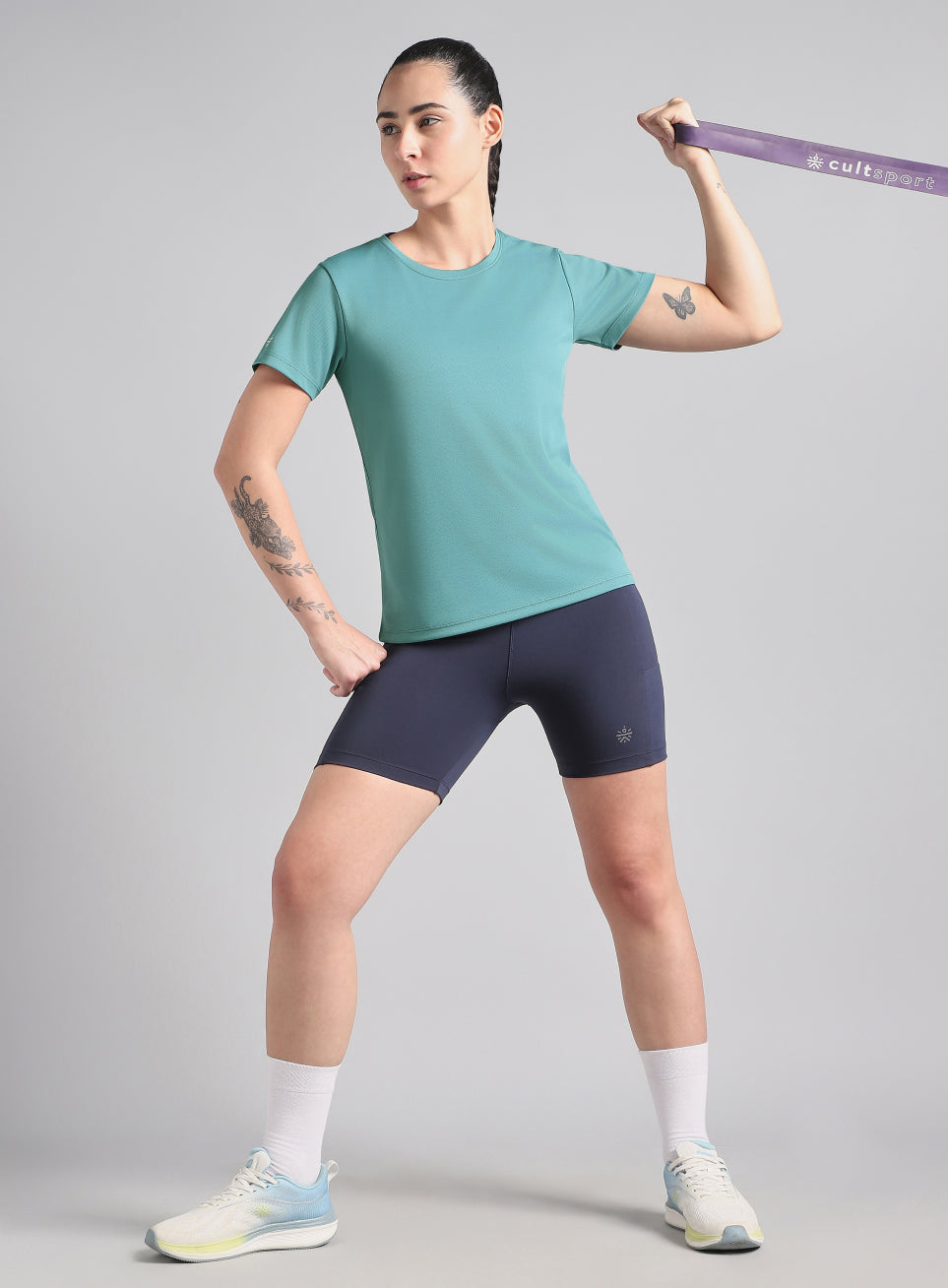 Women's Blue Everyday  Performance T-Shirt