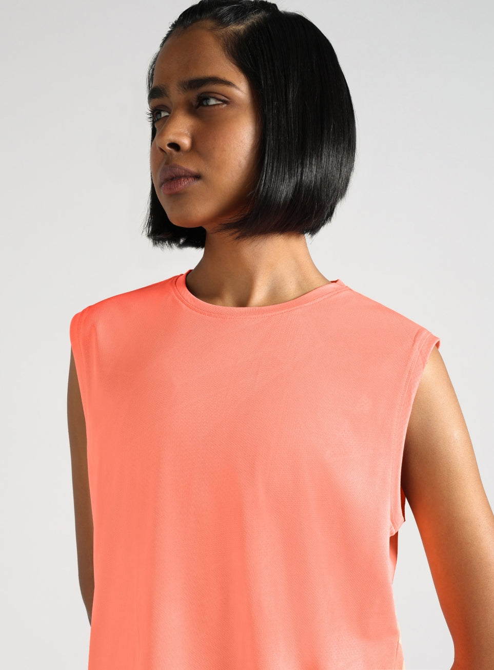 Women's Coral Boxy Fit Training Tank