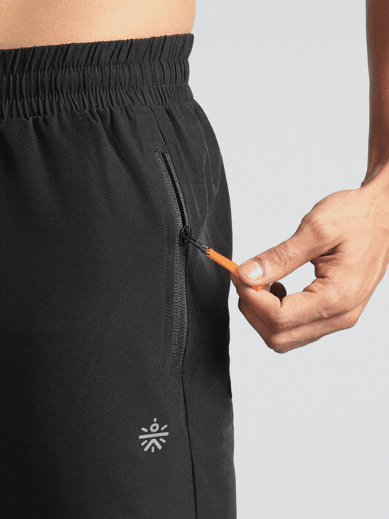 Men's Black Run Max Joggers