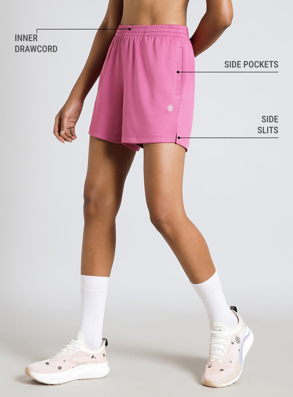 Women's Pink Move All Day Training Shorts