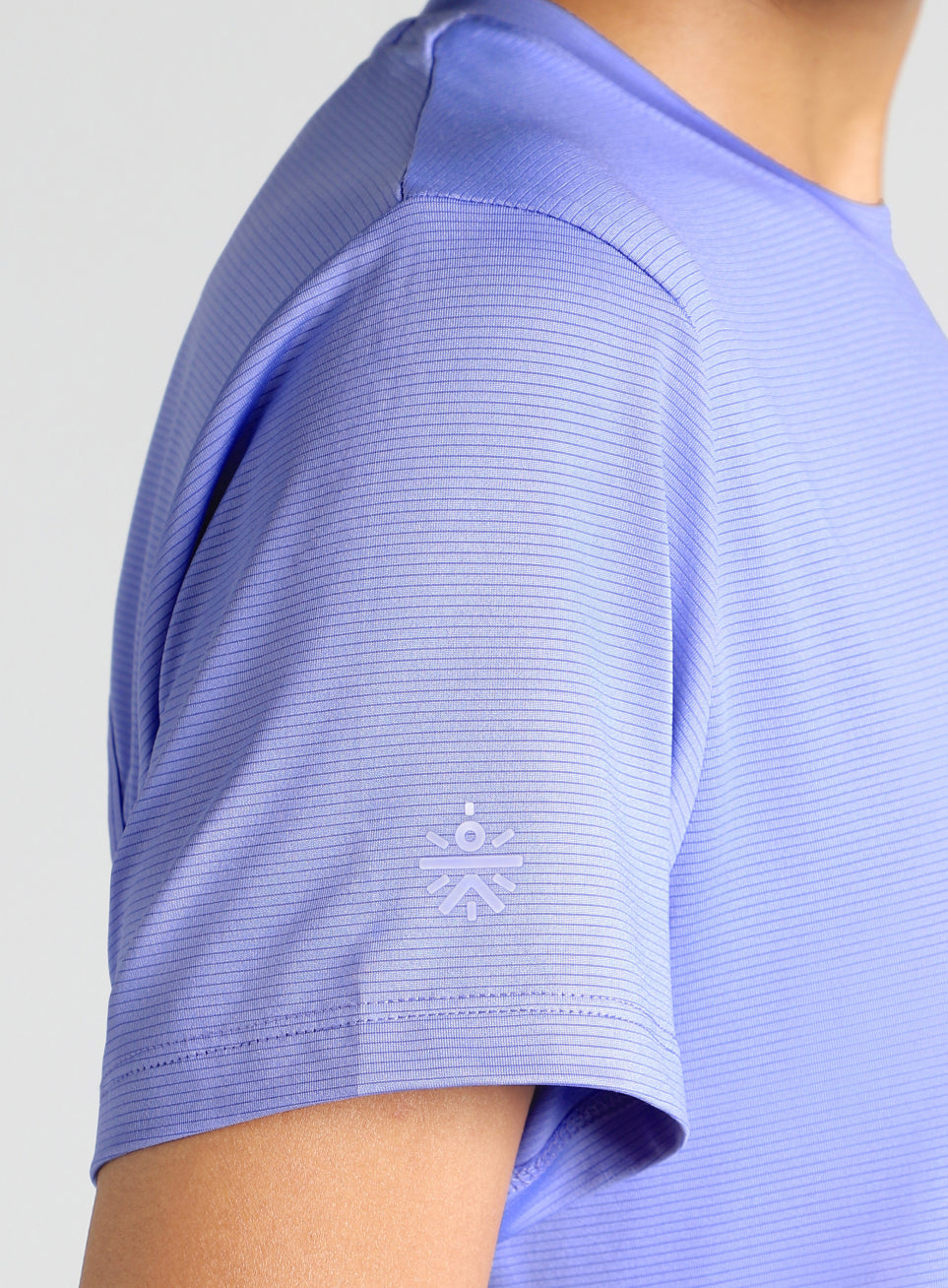 Women's Blue Swift Back Vent Training T-Shirt
