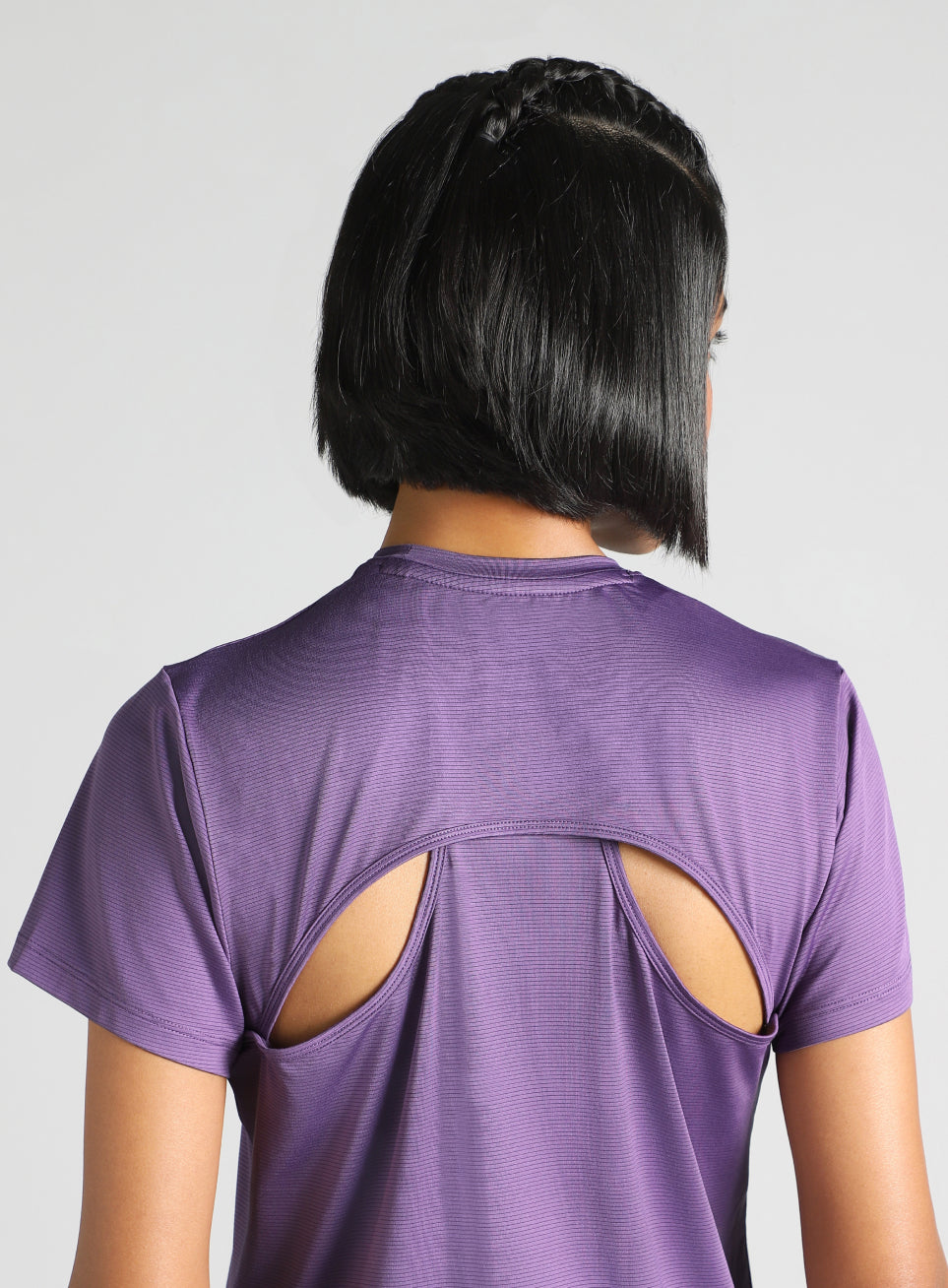 Women's Purple Swift Back Vent Training T-Shirt