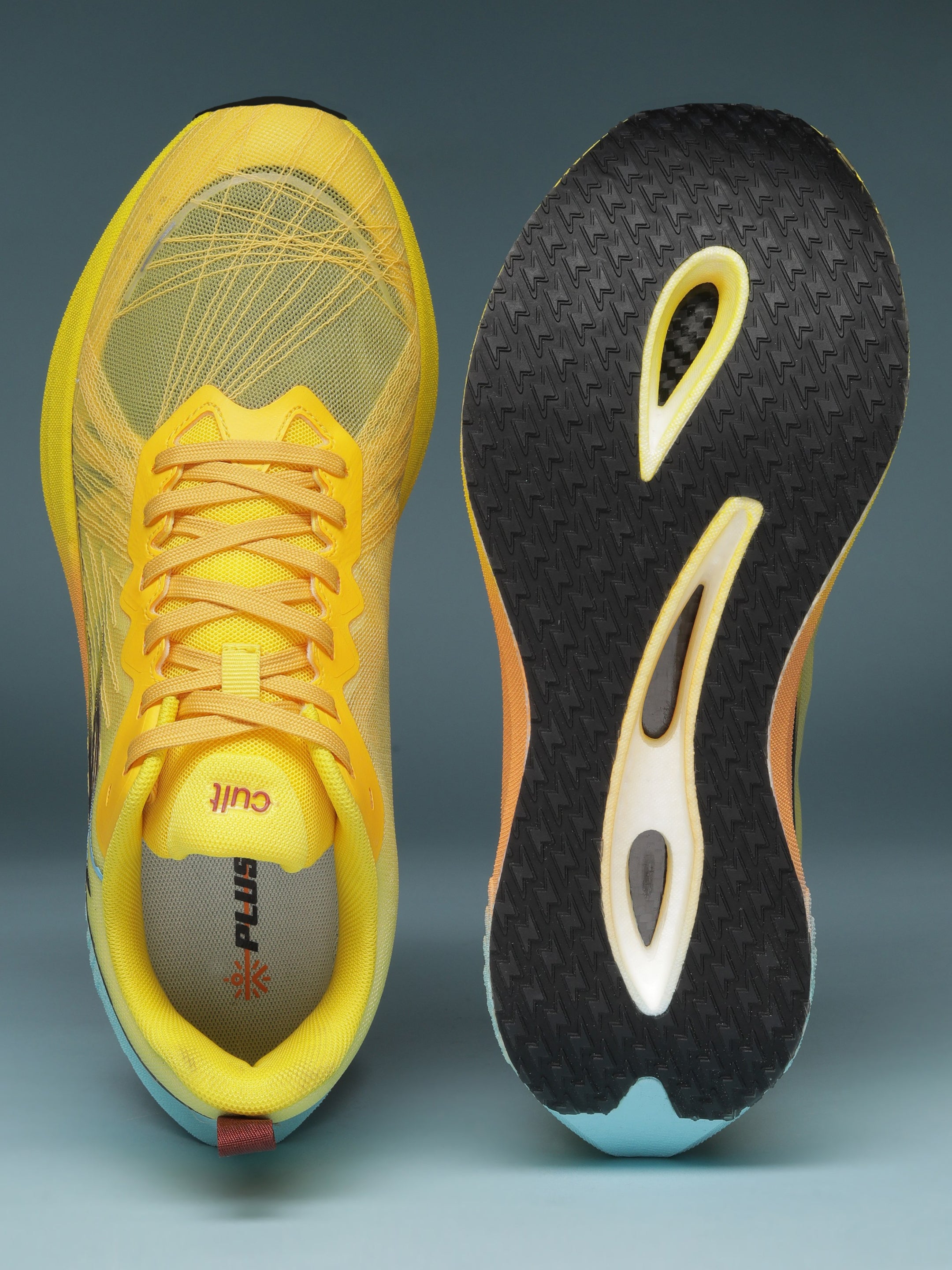 cult Men's ApexRacer Running Shoes - Yellow