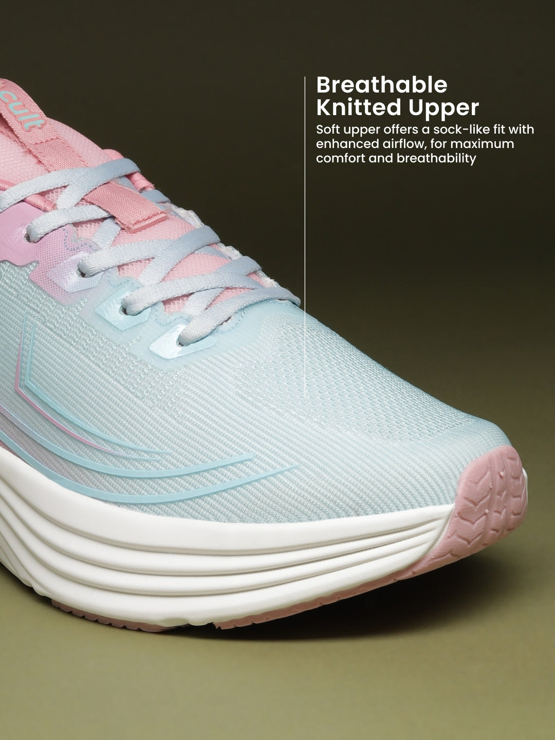 cult Women's KnitBreeze Walking Shoes - Ice Blue