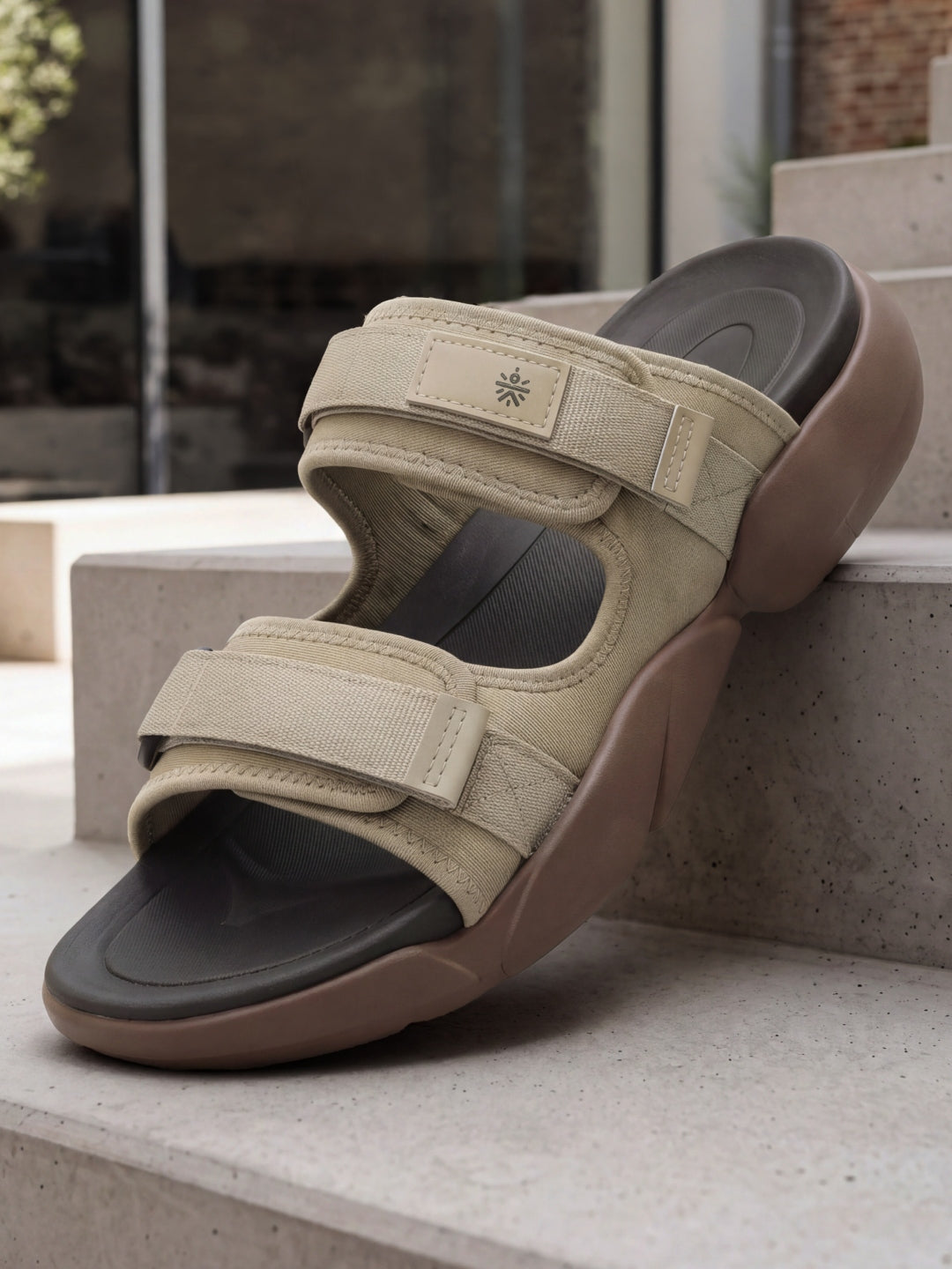 cult Men's SoftTread Sliders - Beige