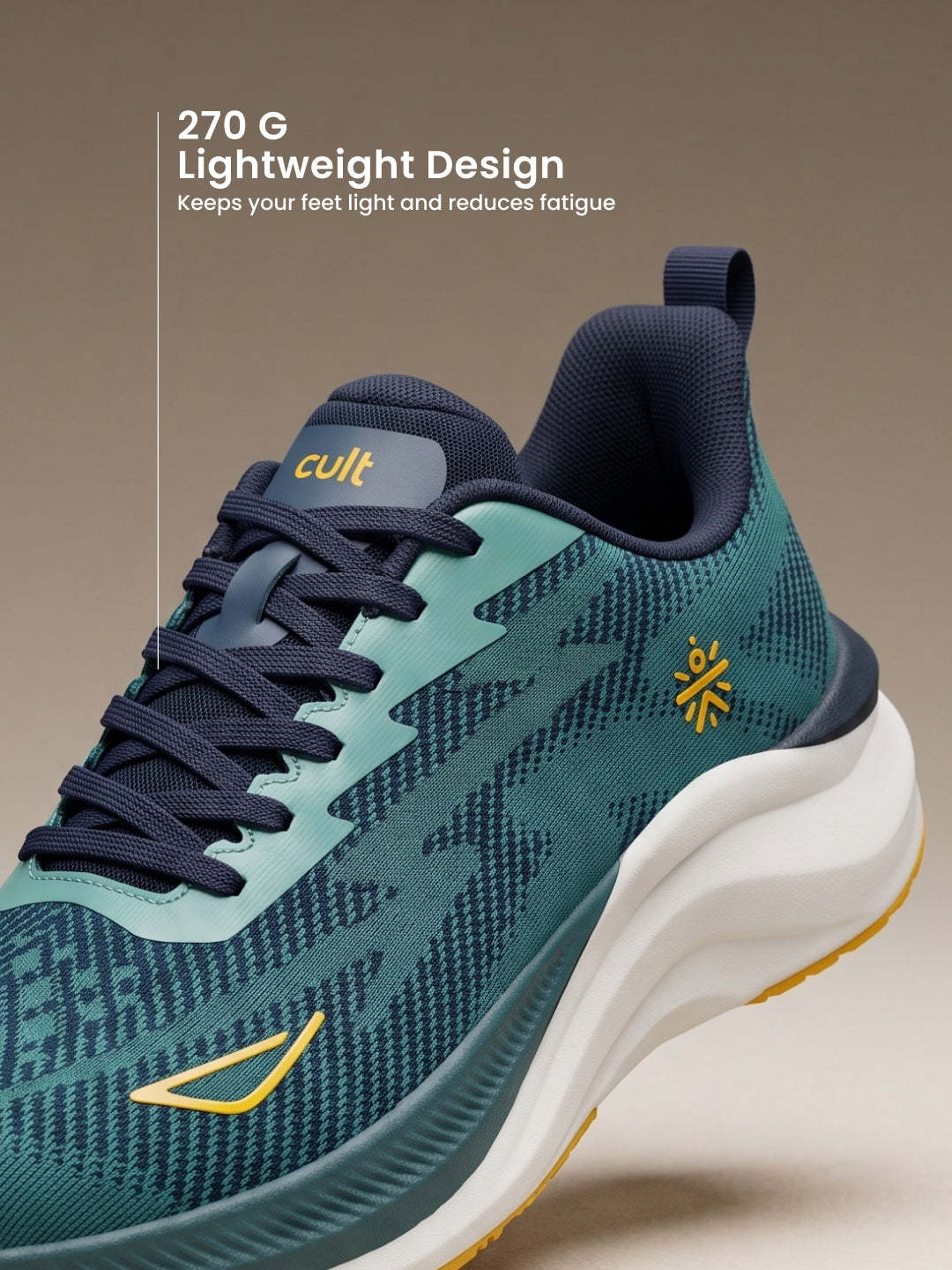 cult Men's VoltStride Running Shoes - Green