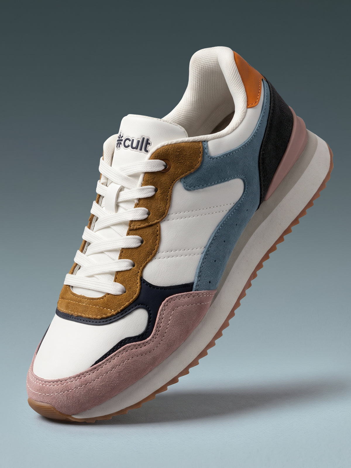 cult Women's RetroEdge Sneakers - White/Slate