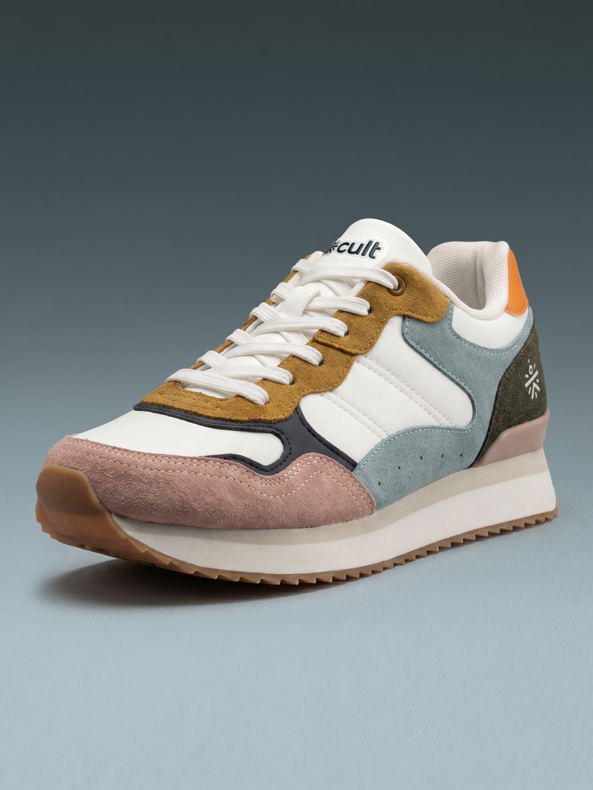 cult Women's RetroEdge Sneakers - White/Slate