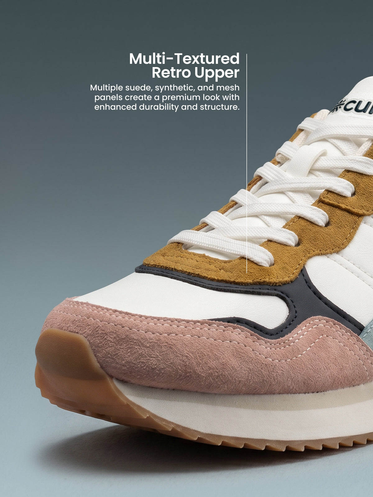 cult Women's RetroEdge Sneakers - White/Slate