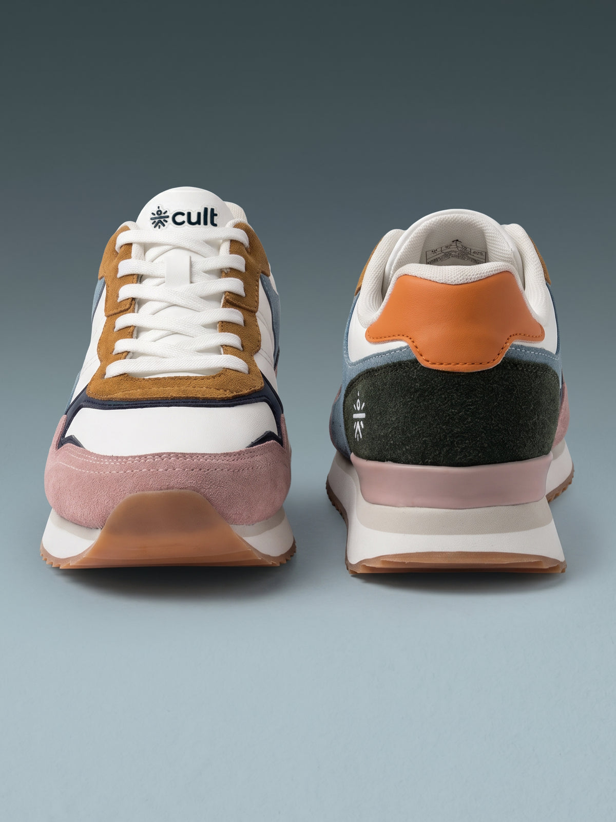 cult Women's RetroEdge Sneakers - White/Slate