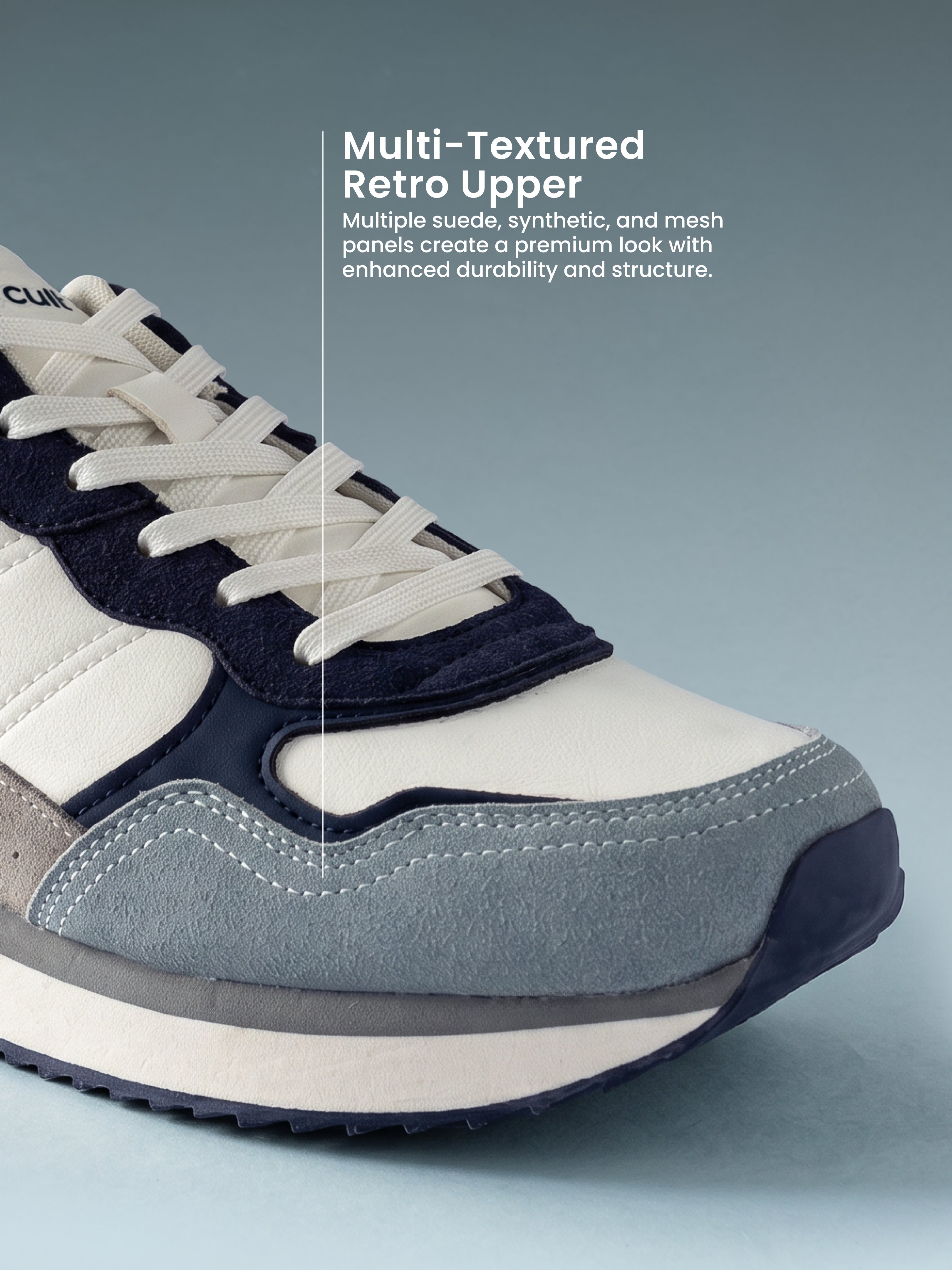 cult Women's RetroEdge Sneakers - White/Navy