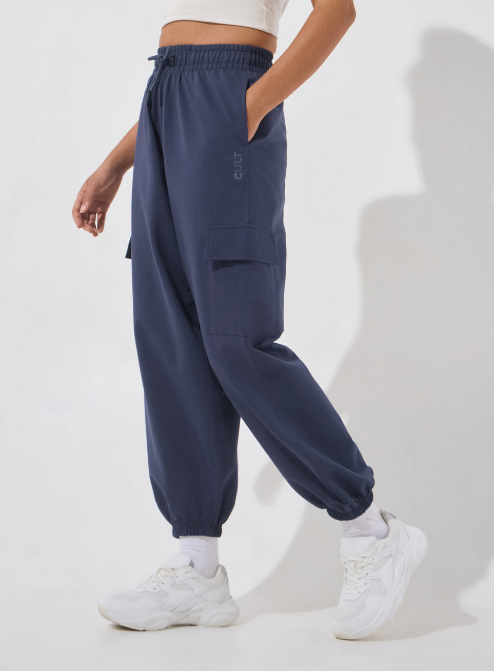 Women's Navy Soft Form Loose Fit Joggers