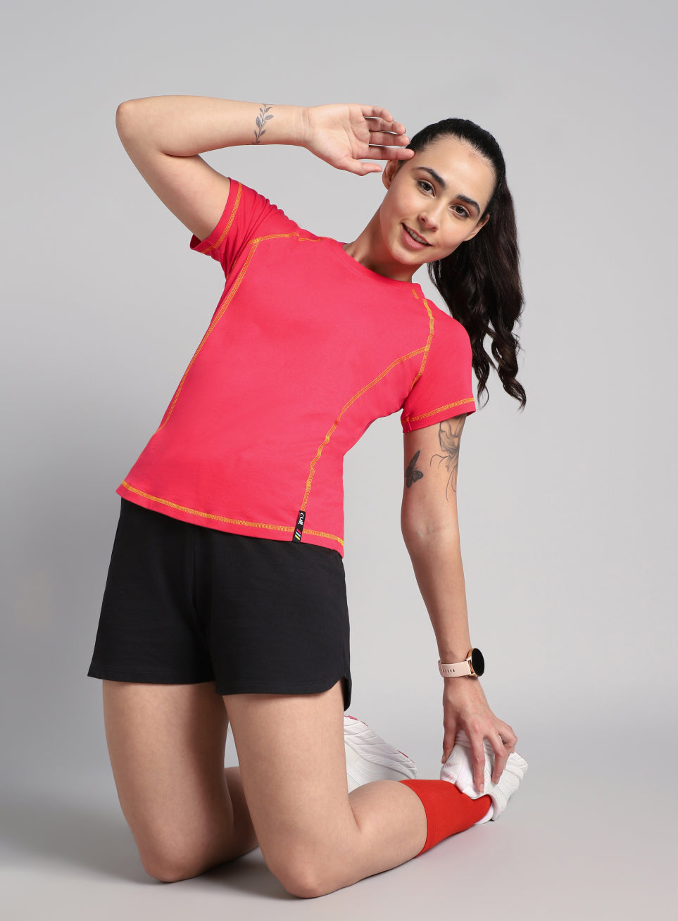 Women's Red Power Line T-shirt