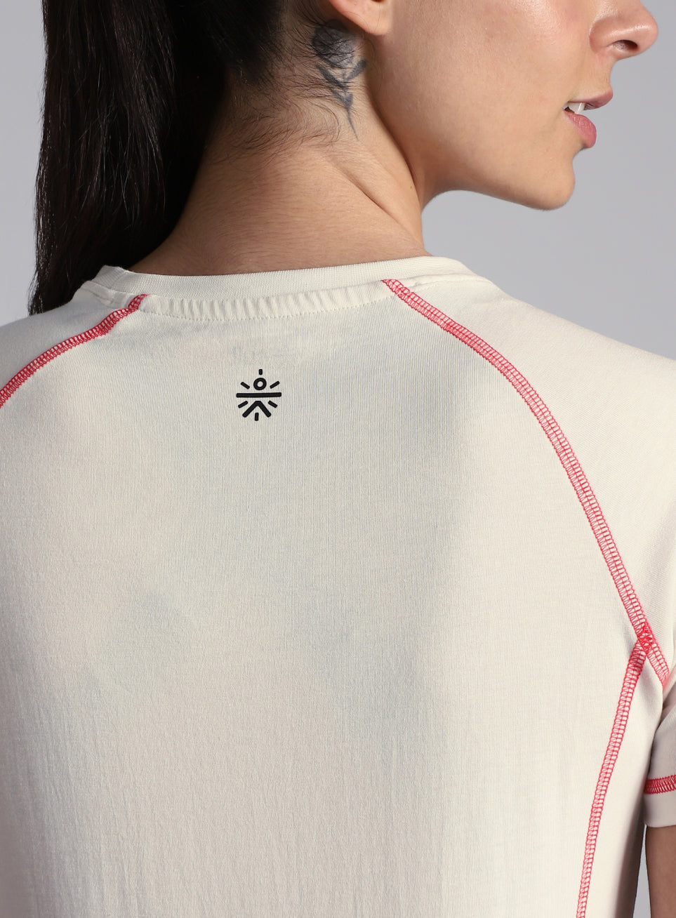 Women's Off White Power Line T-shirt