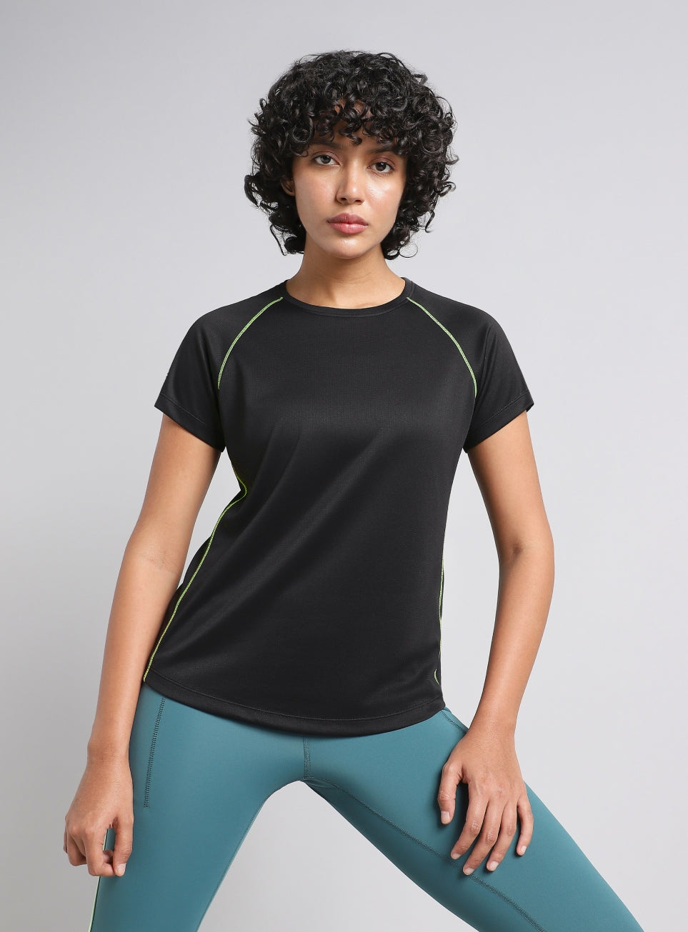 Women's Black Train All Format T-shirt