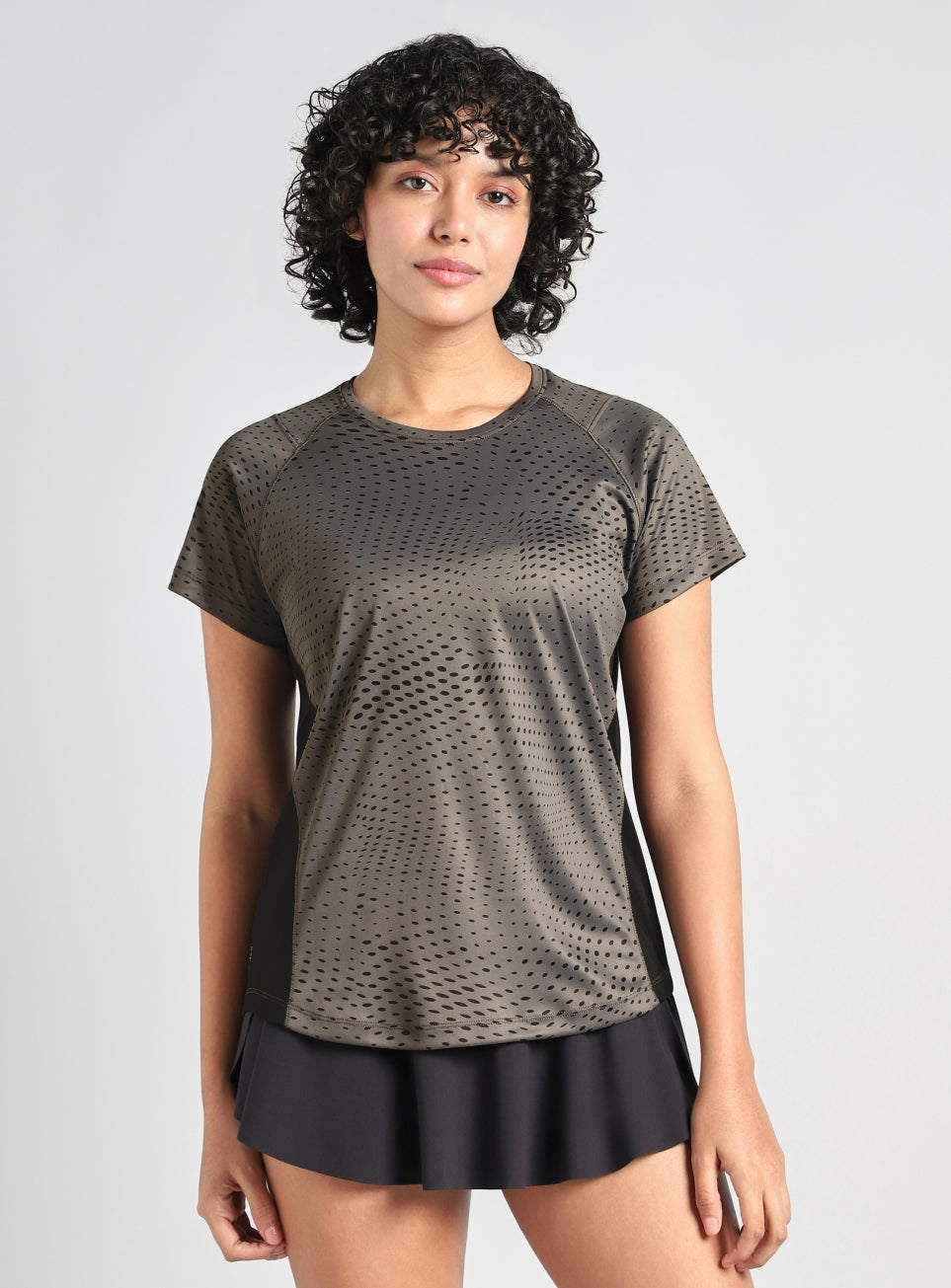 Women's Grey Dynamic Move Training T-shirt